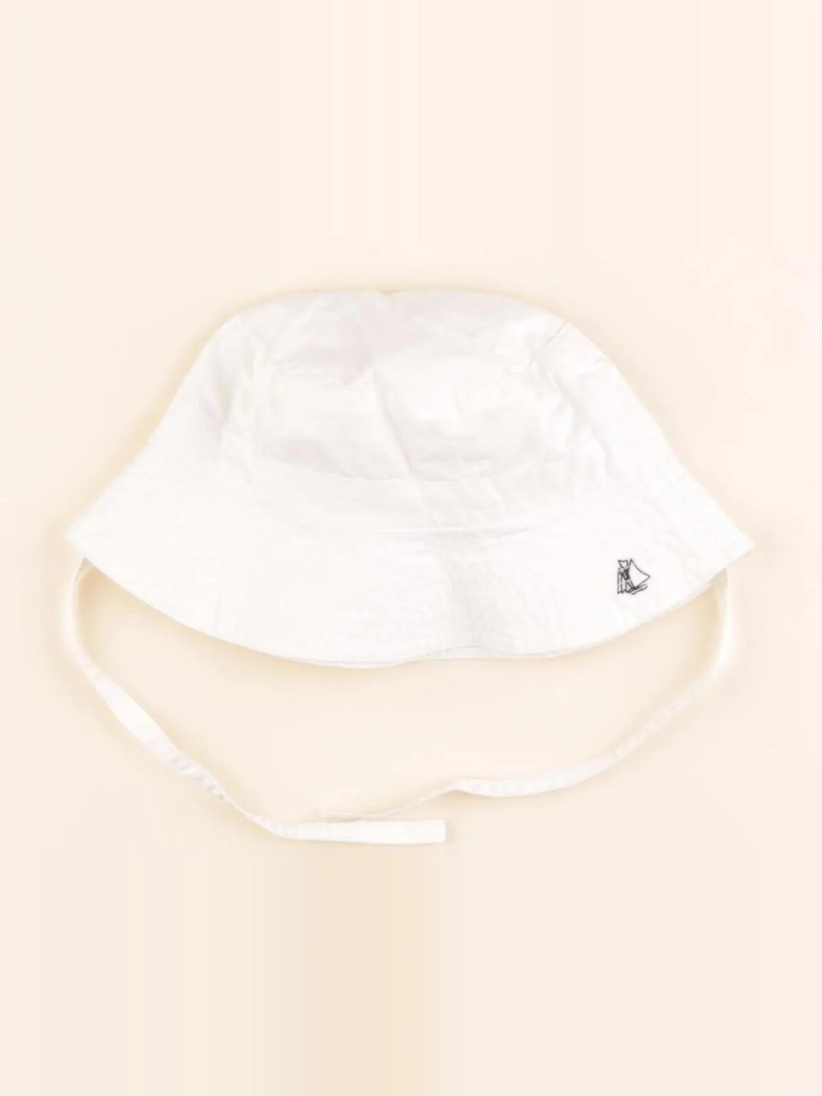 Petit Bateau - chapeau blanc - 12/18 mois