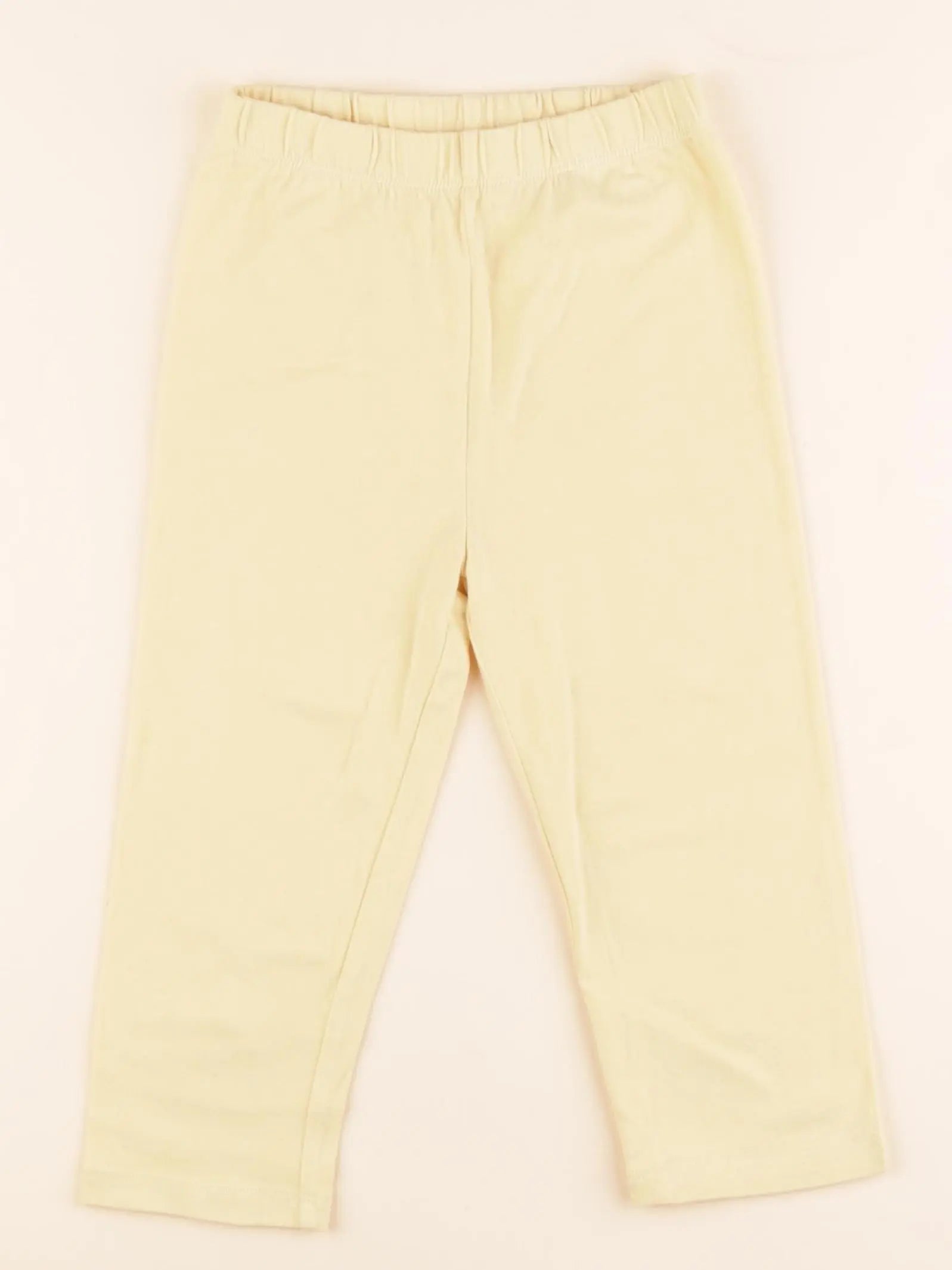 Vertbaudet - legging court jaune - 6 ans