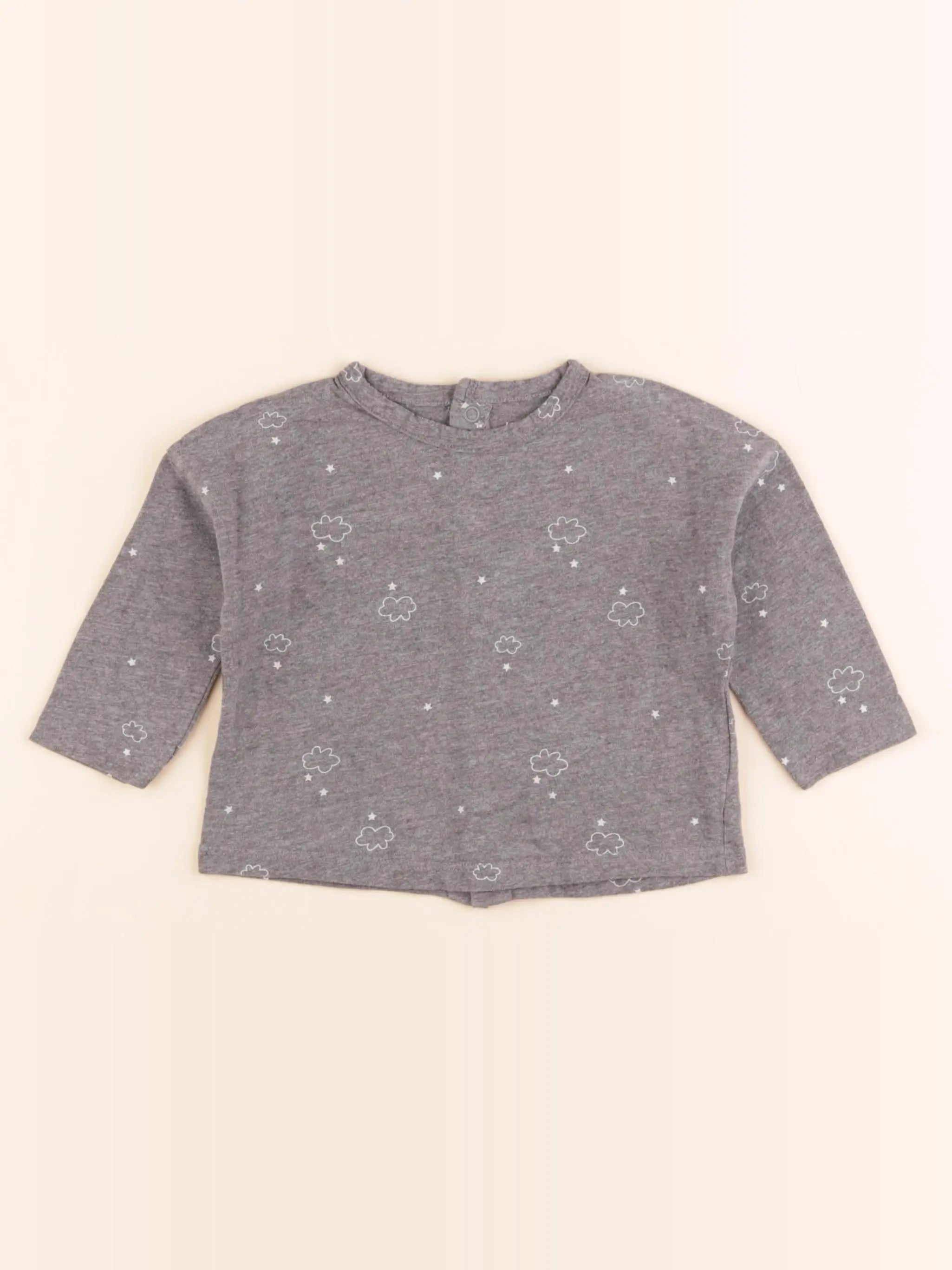 La Redoute - tee-shirt gris - 12 mois