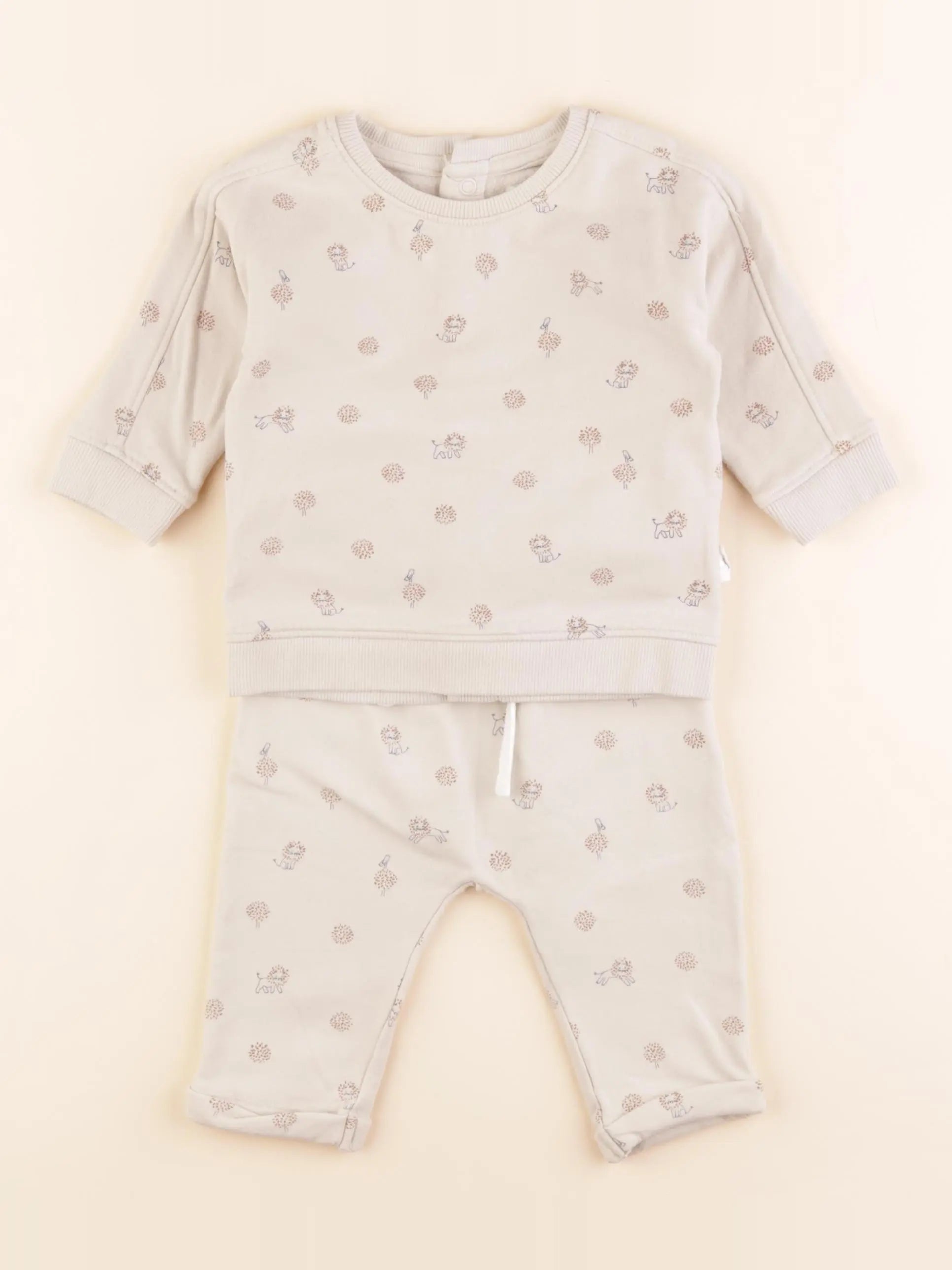 La Redoute - ensemble beige - 6 mois