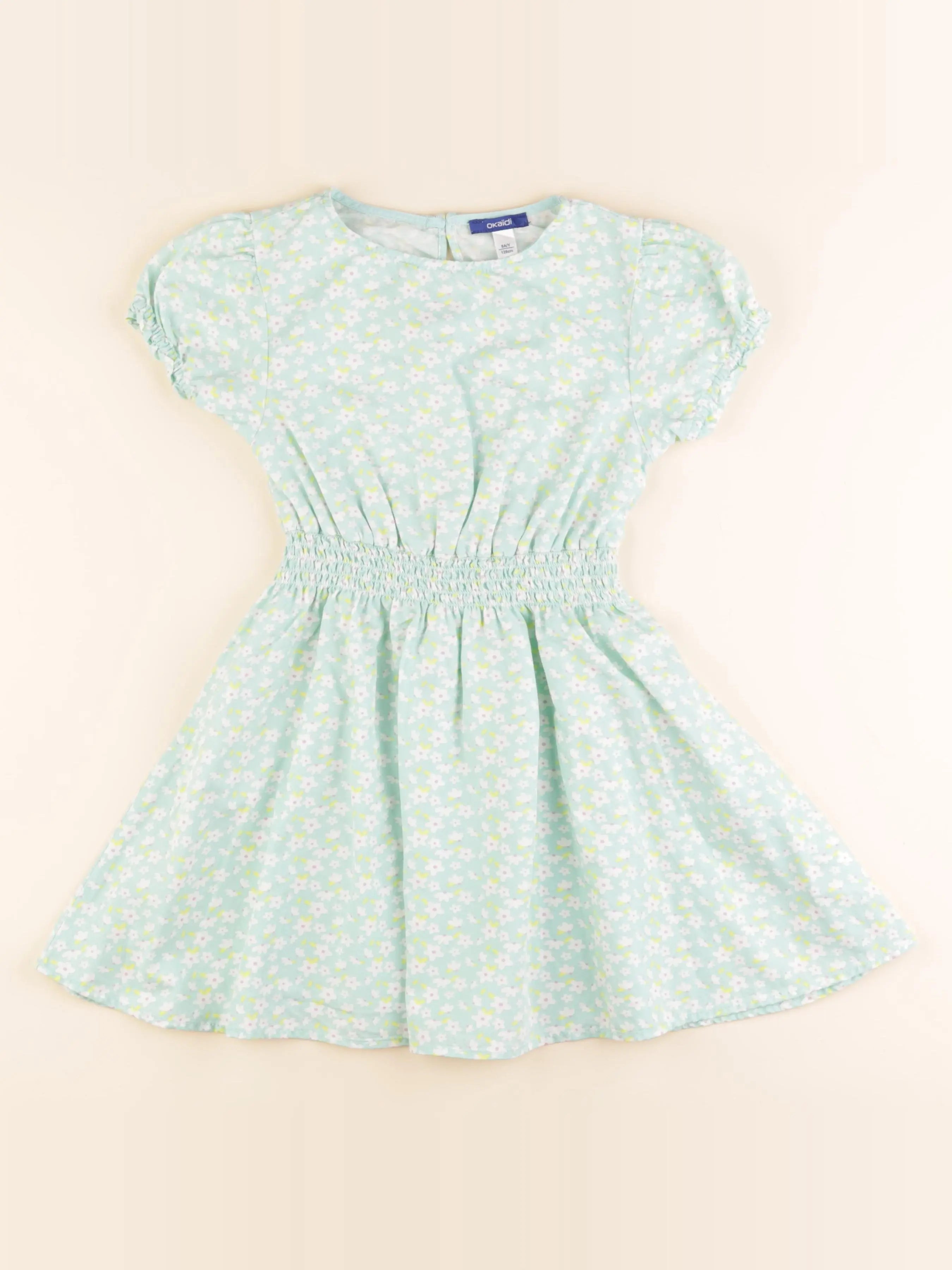 Okaidi - robe vert - 8 ans