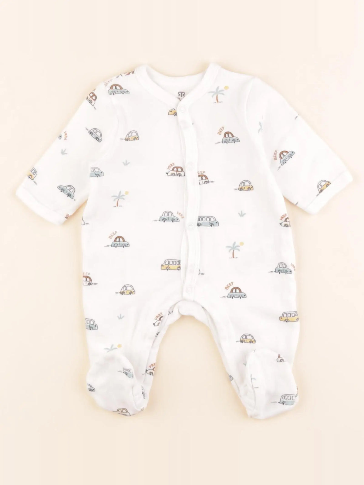 La Redoute - pyjama coton blanc - 1 mois