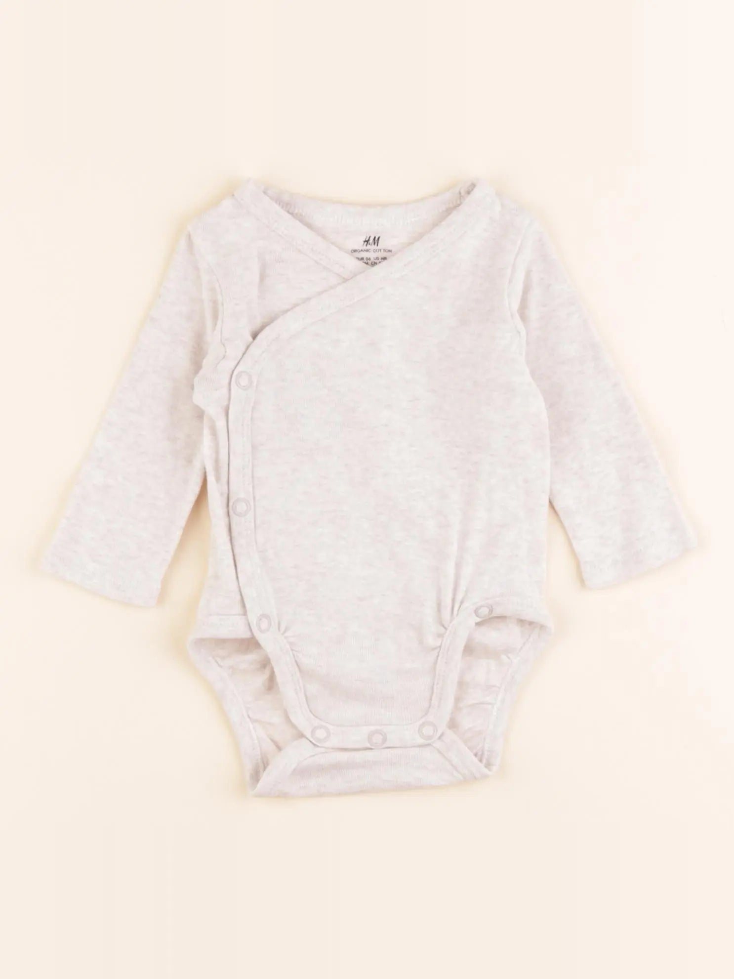 H&M - body beige - 1/2 mois