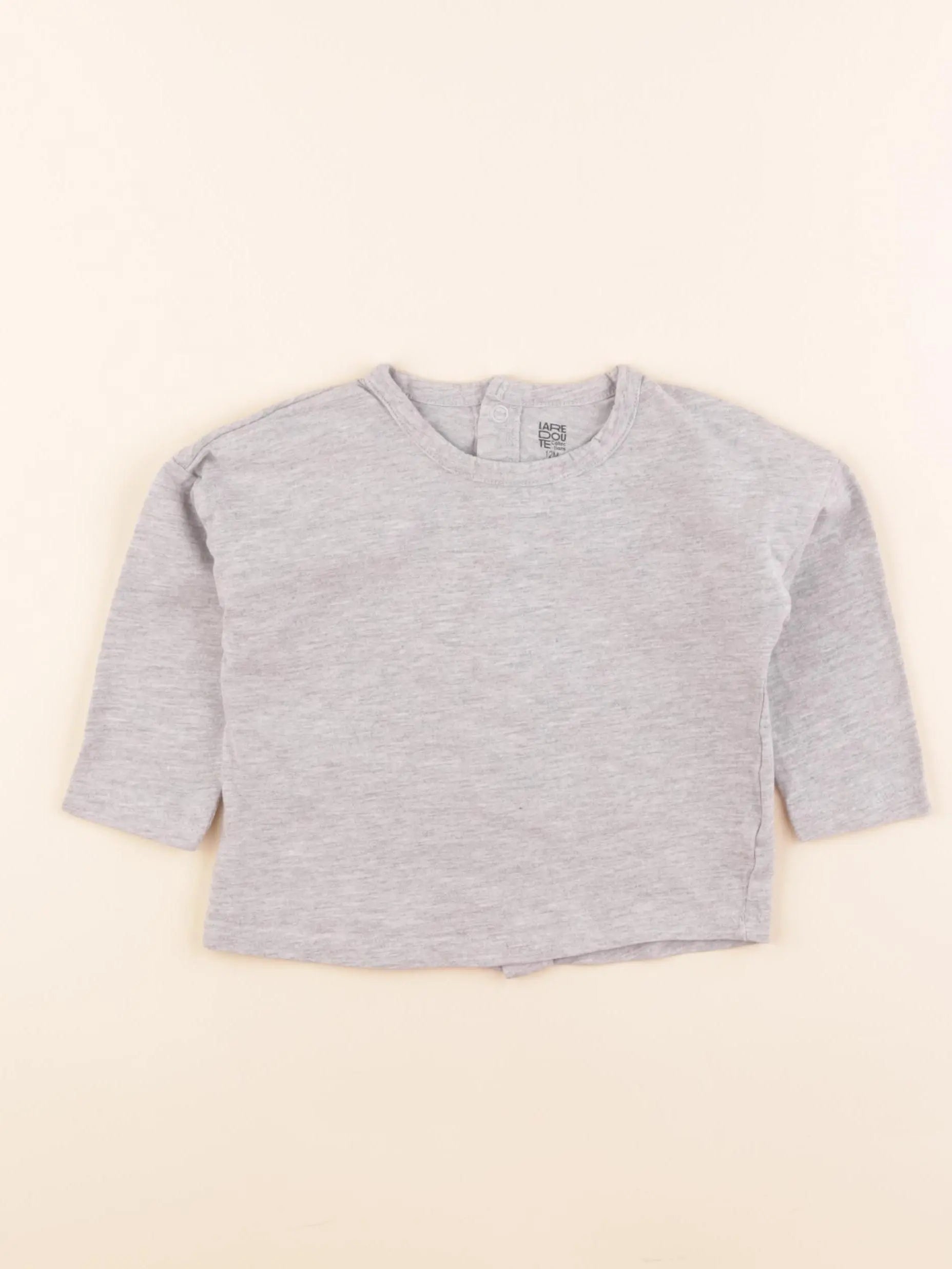 La Redoute - tee-shirt gris - 12 mois
