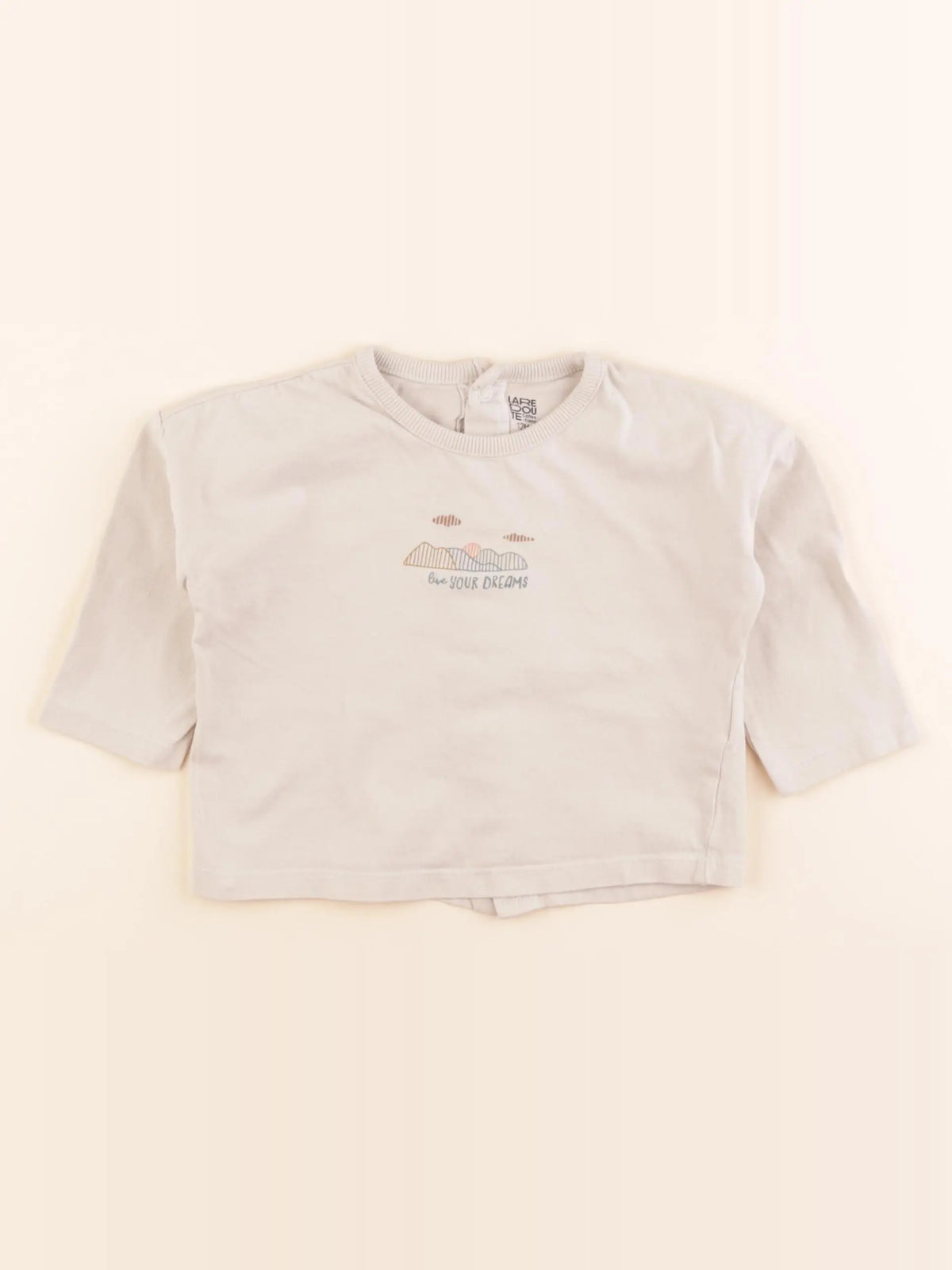 La Redoute - tee-shirt marron - 12 mois