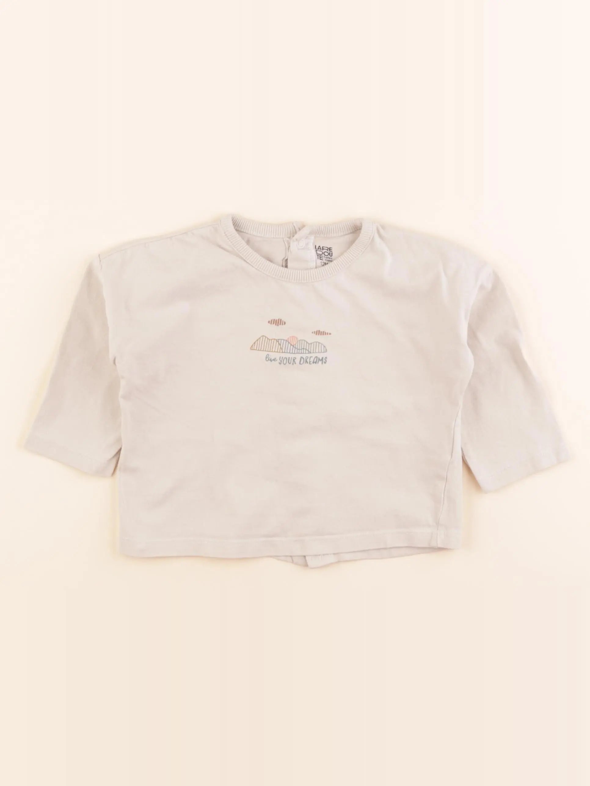 La Redoute - tee-shirt marron - 12 mois