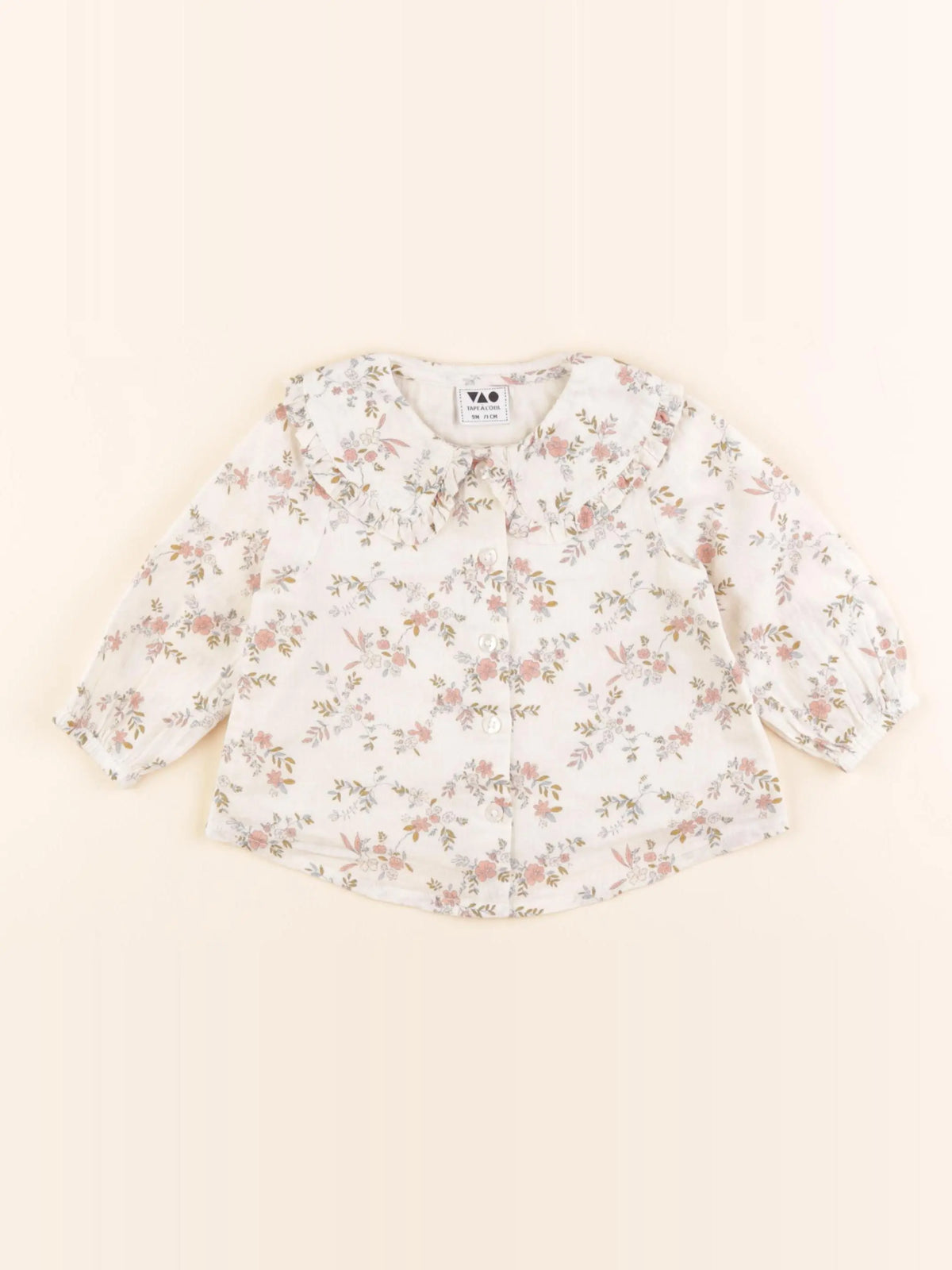 Tape à l'oeil - blouse beige - 9 mois
