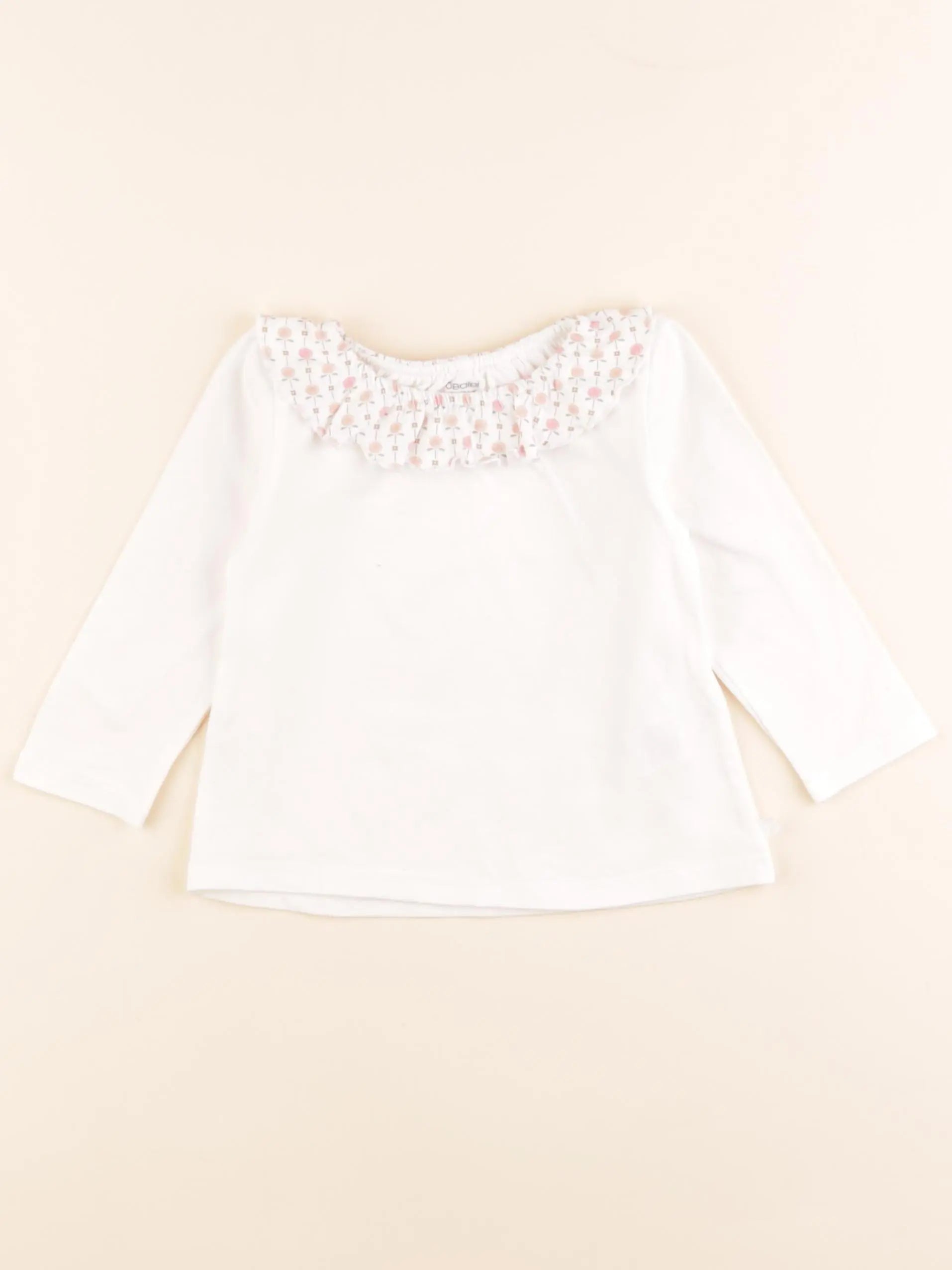 Obaïbi - tee-shirt blanc - 12 mois
