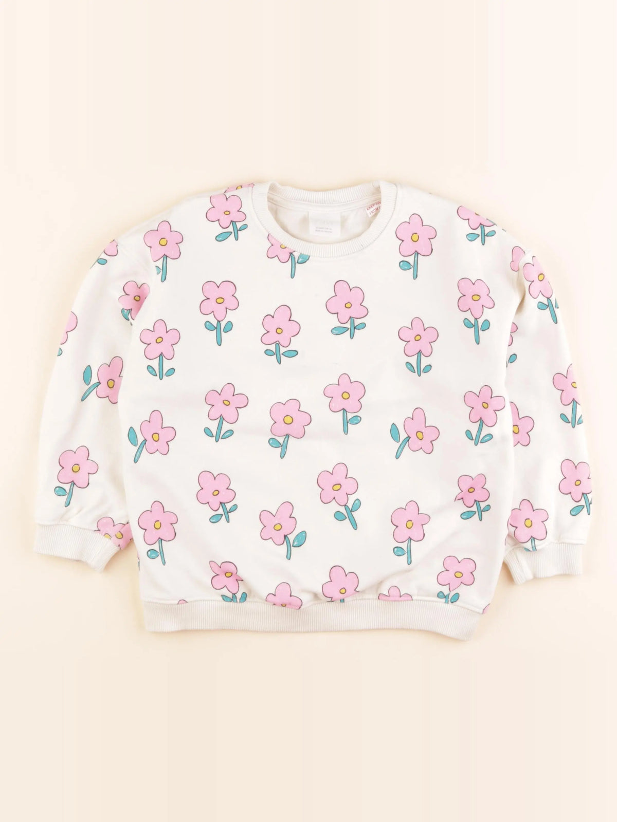Zara - sweat beige - 6 ans