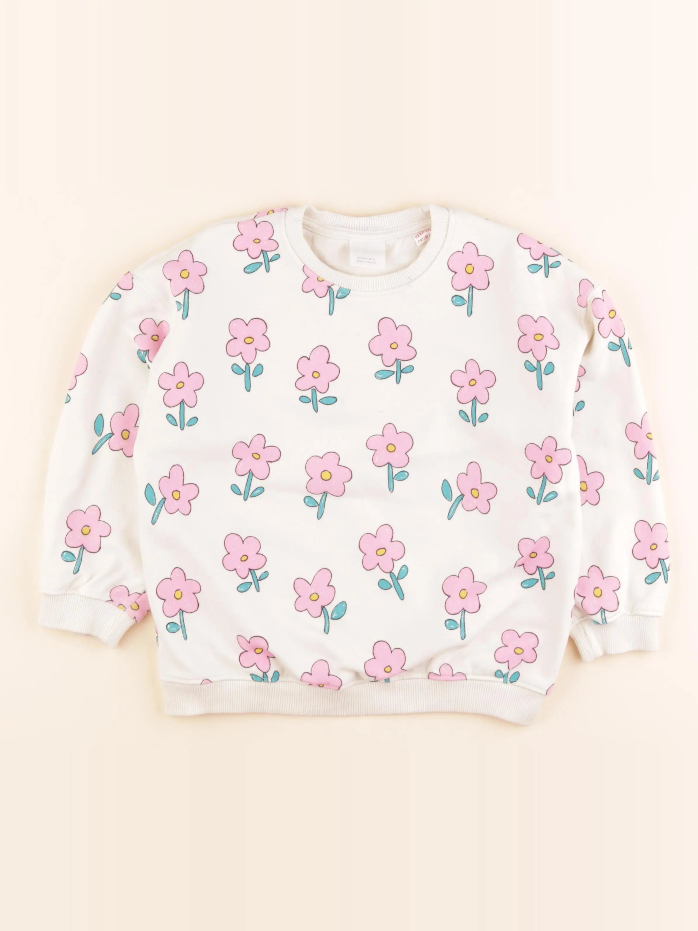 Zara - sweat beige - 6 ans