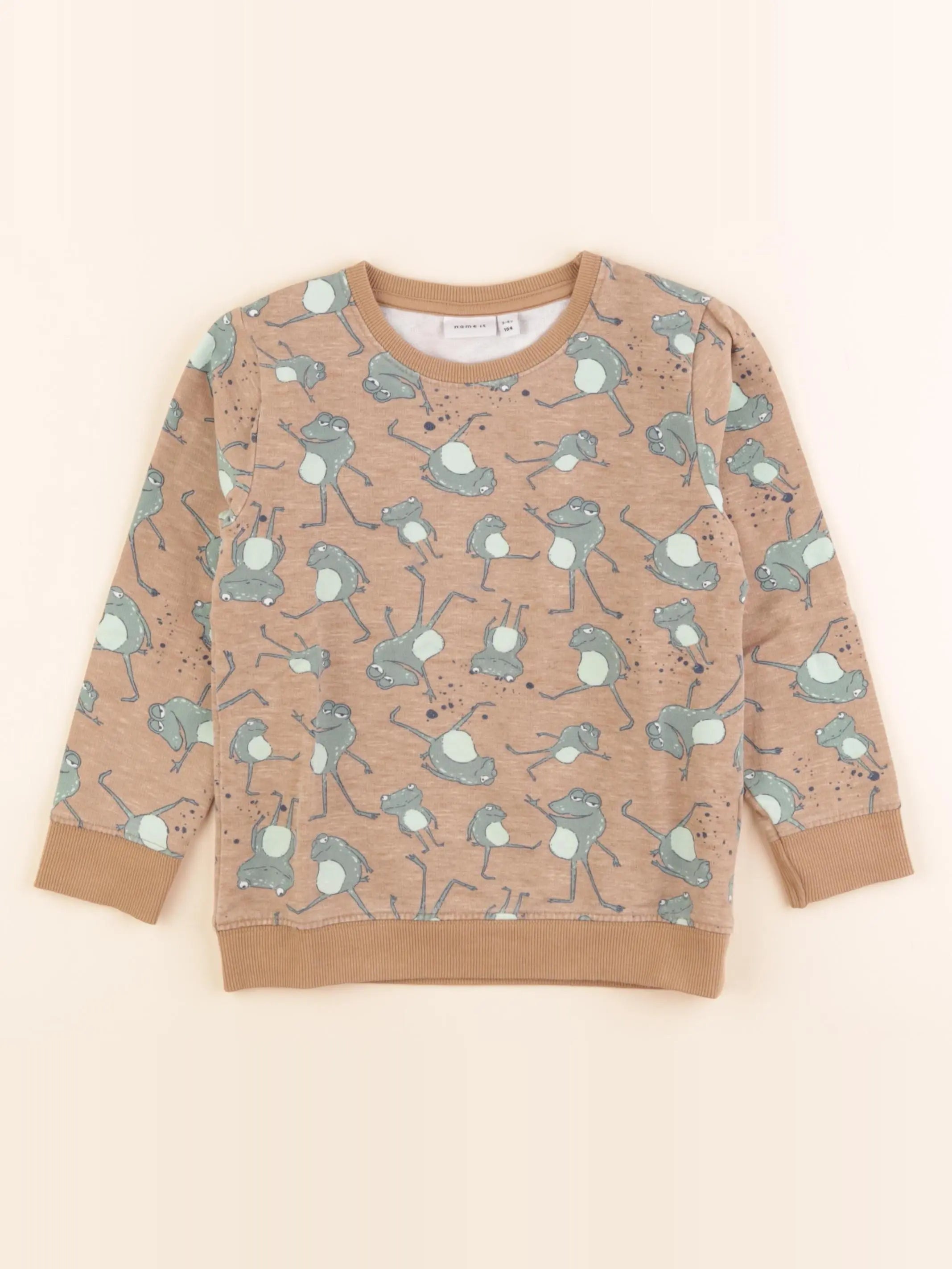 Name it - sweat marron - 3/4 ans