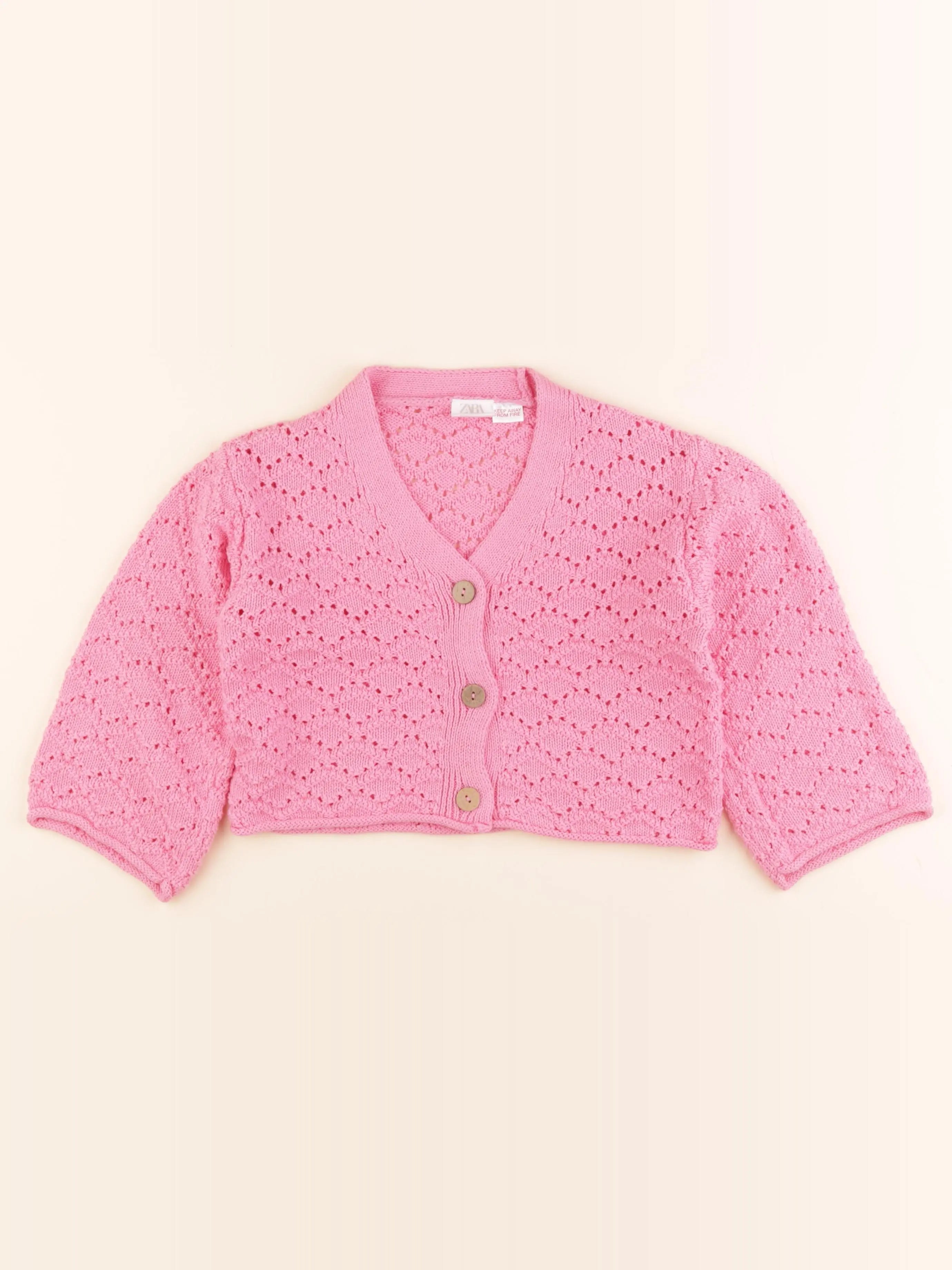 Zara - gilet rose - 4/5 ans