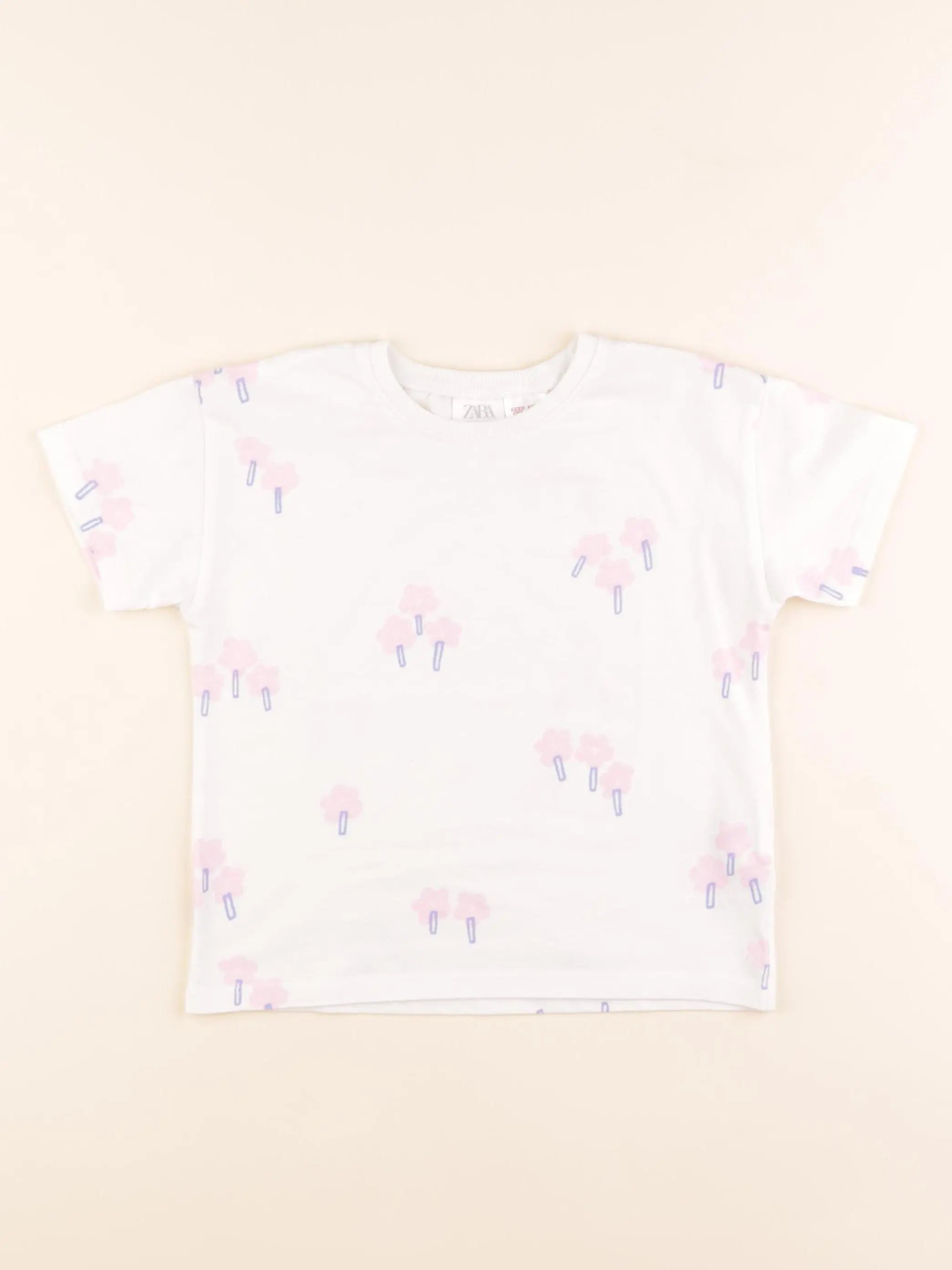 Zara - tee-shirt blanc - 4 ans