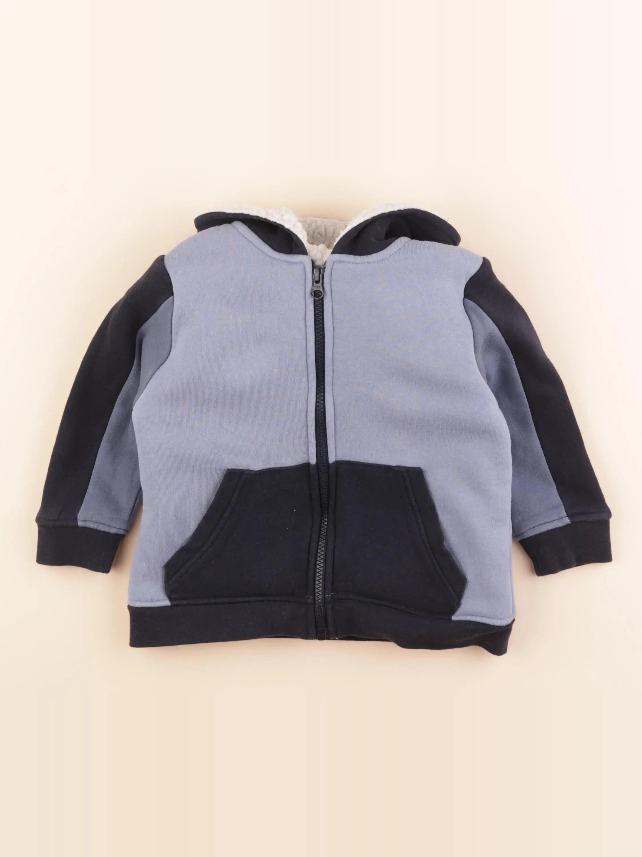 Monoprix - sweat bleu - 3 ans