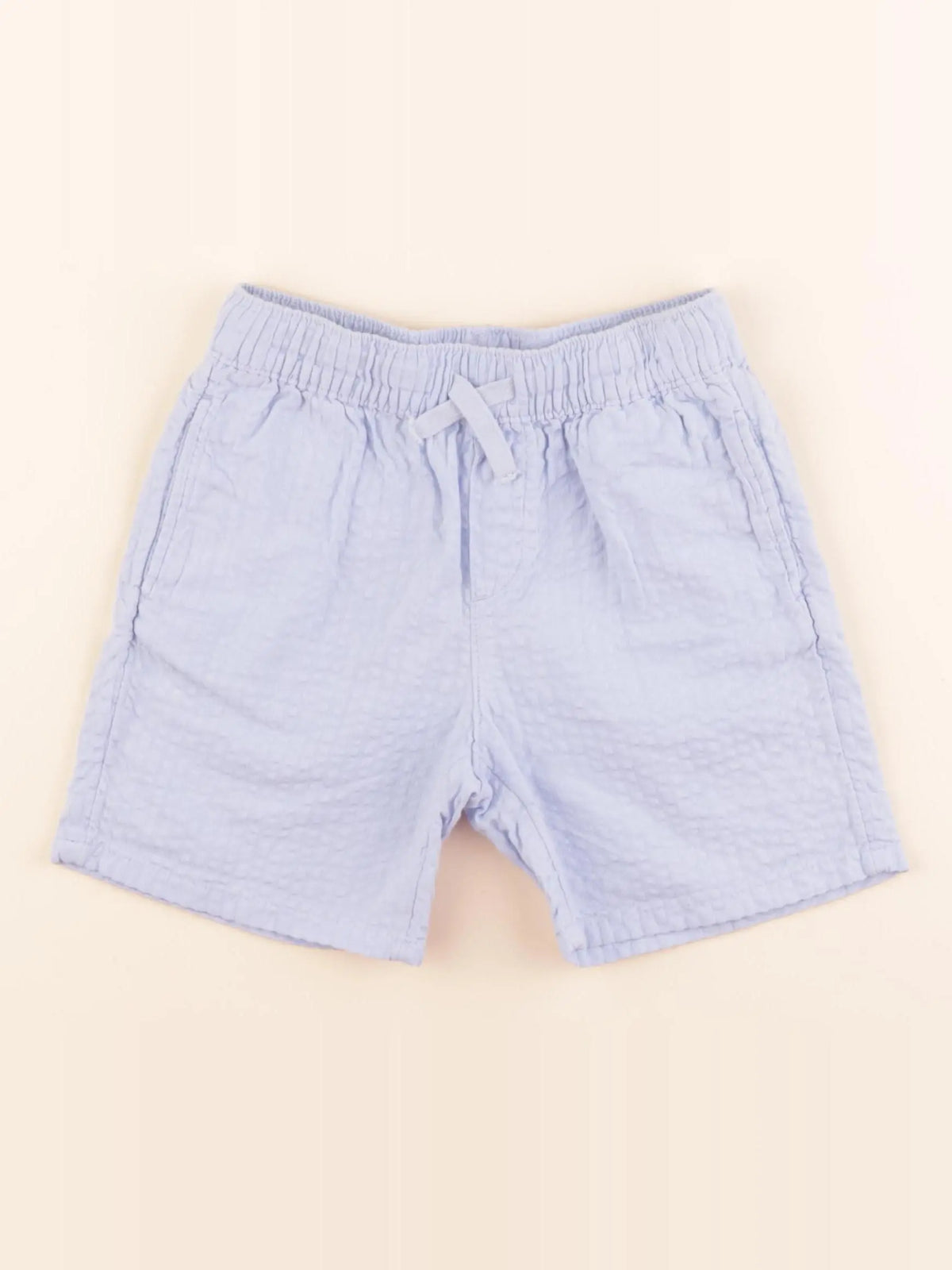H&M - short bleu - 2/3 ans