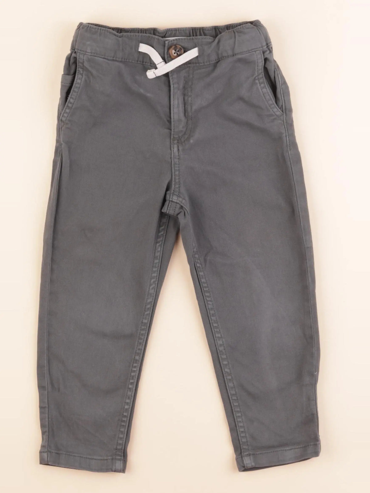 Vertbaudet - pantalon vert - 3 ans