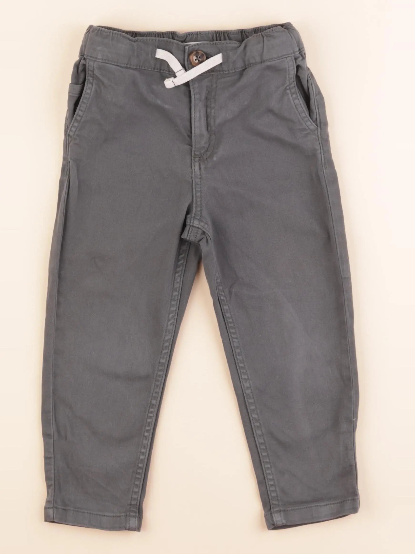 Vertbaudet - pantalon vert - 3 ans