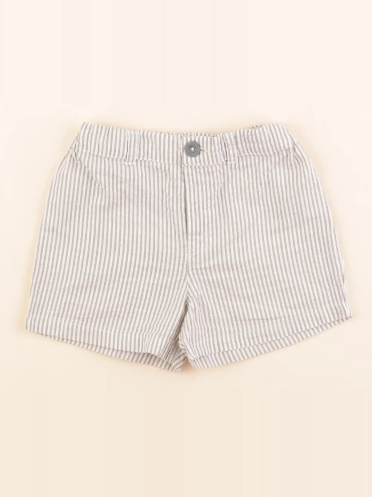 Petit Bateau - short blanc - 24 mois