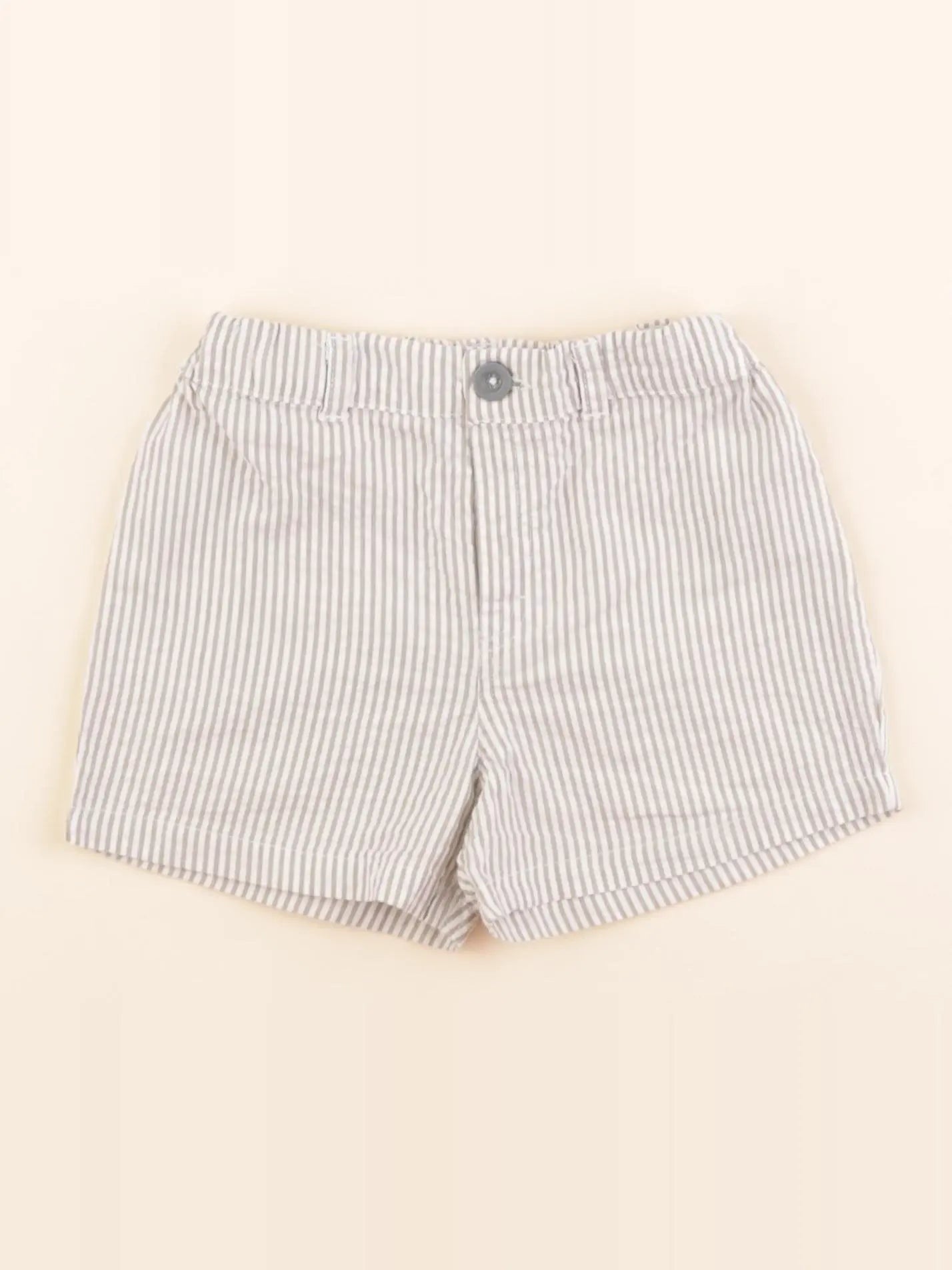 Petit Bateau - short blanc - 24 mois