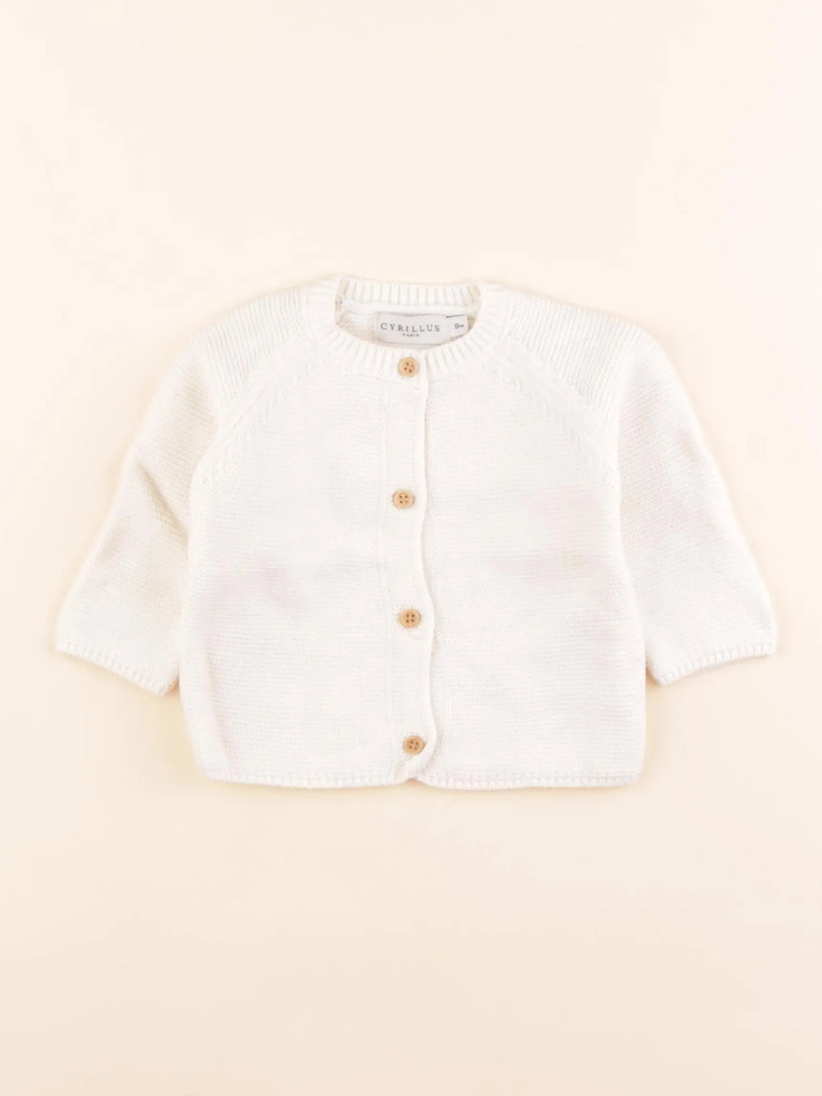 Cyrillus - gilet beige - 9 mois