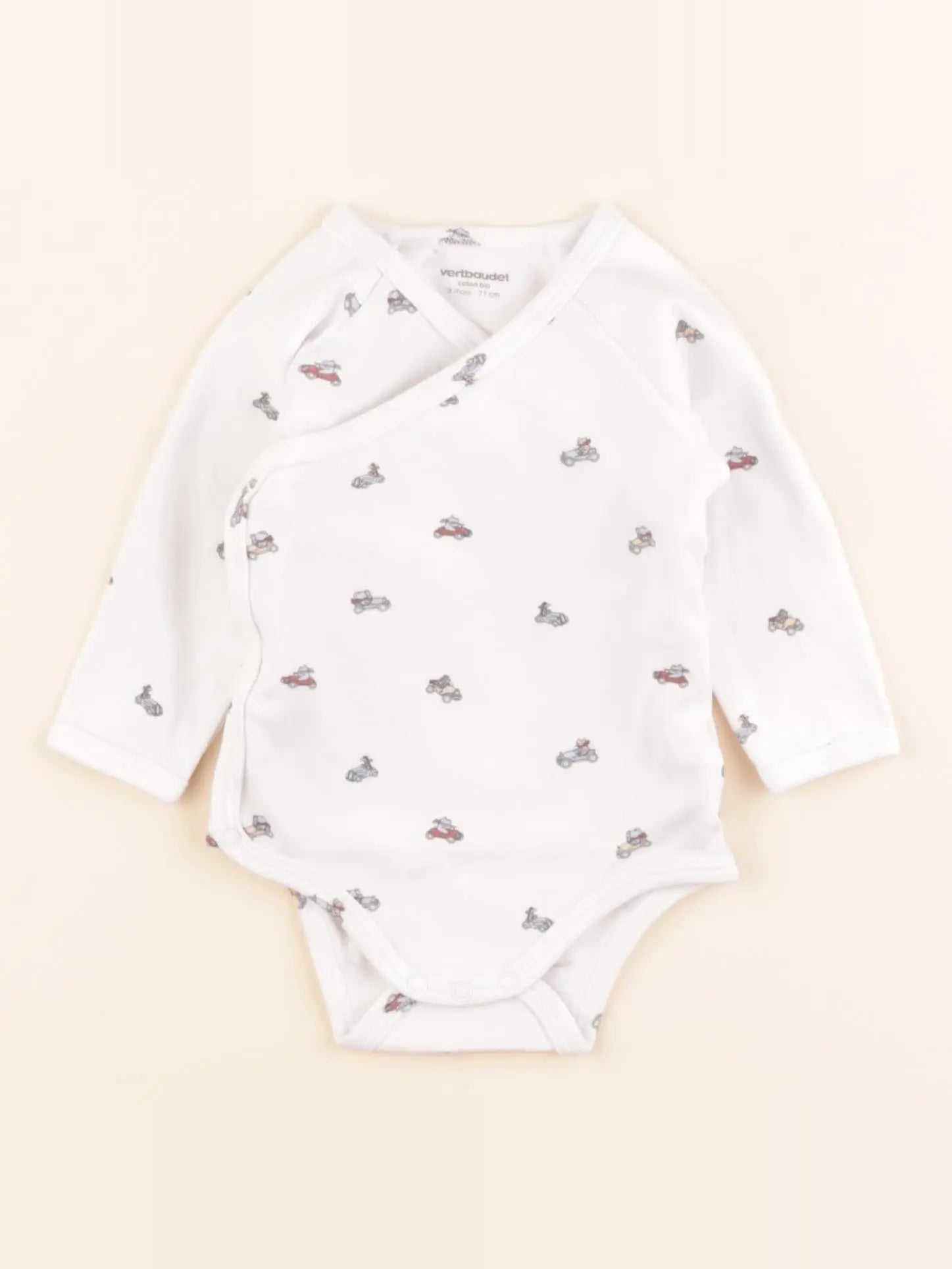 Vertbaudet - body blanc - 9 mois
