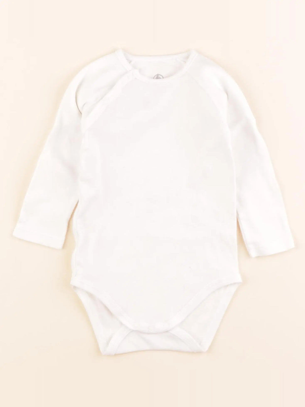 Petit Bateau - body tee-shirt blanc - 12 mois