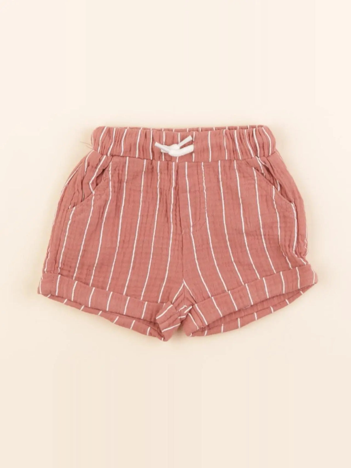 Vertbaudet - short rose - 3 mois