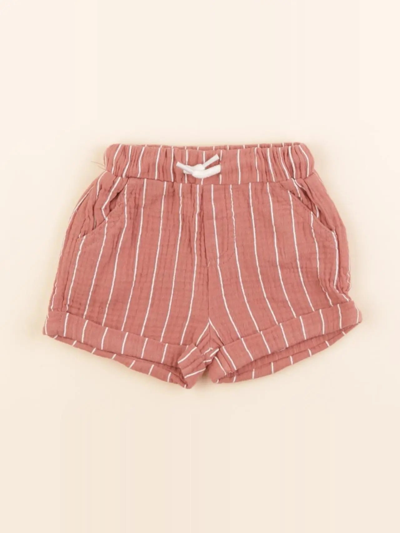Vertbaudet - short rose - 3 mois