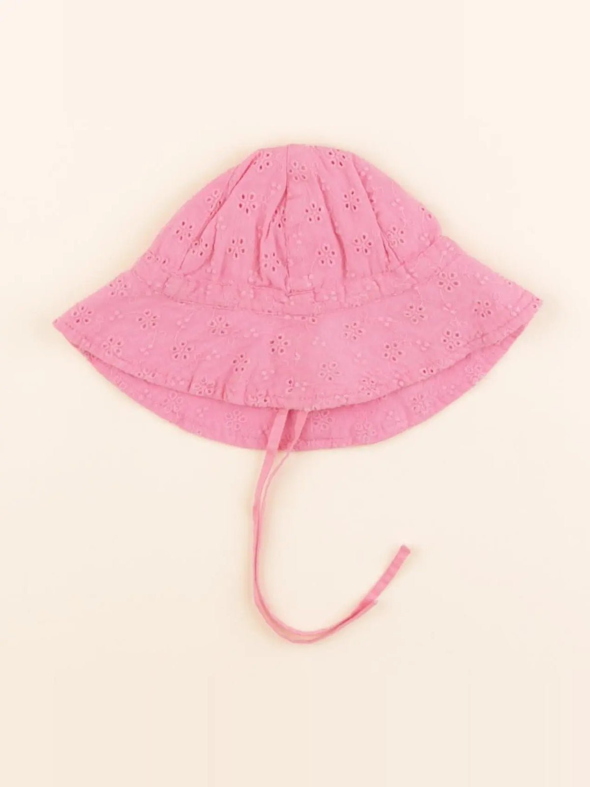 Petit Bateau - chapeau rose - 3/6 mois