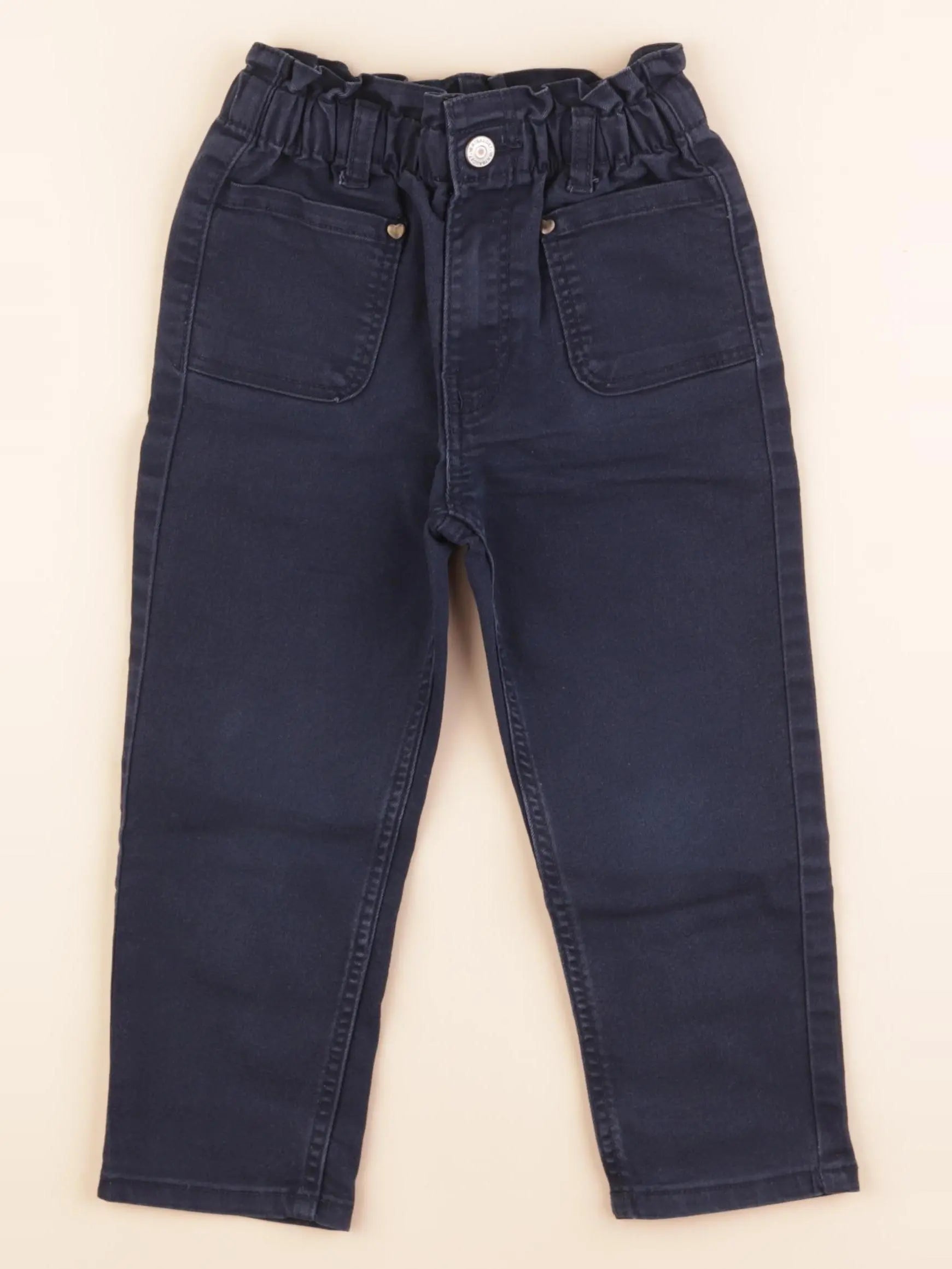 Vertbaudet - pantalon bleu - 4 ans