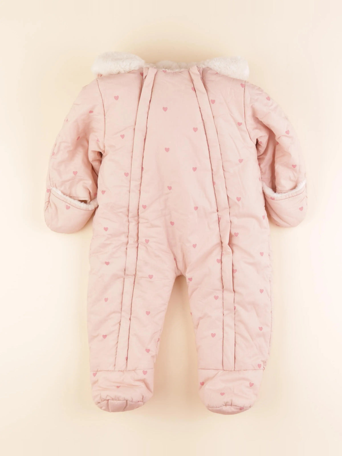 Vertbaudet - combi-pilote rose - 12 mois