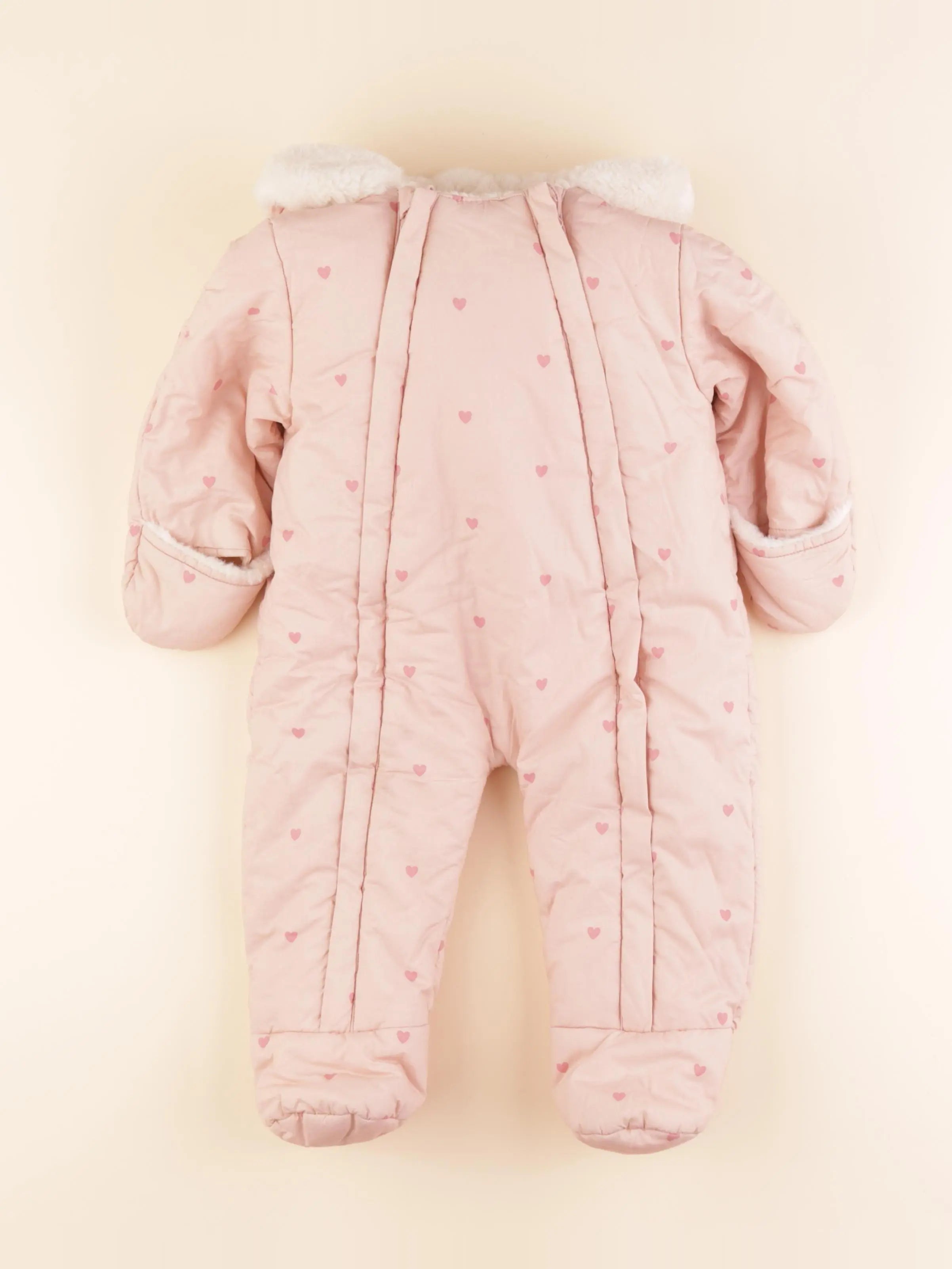 Vertbaudet - combi-pilote rose - 12 mois