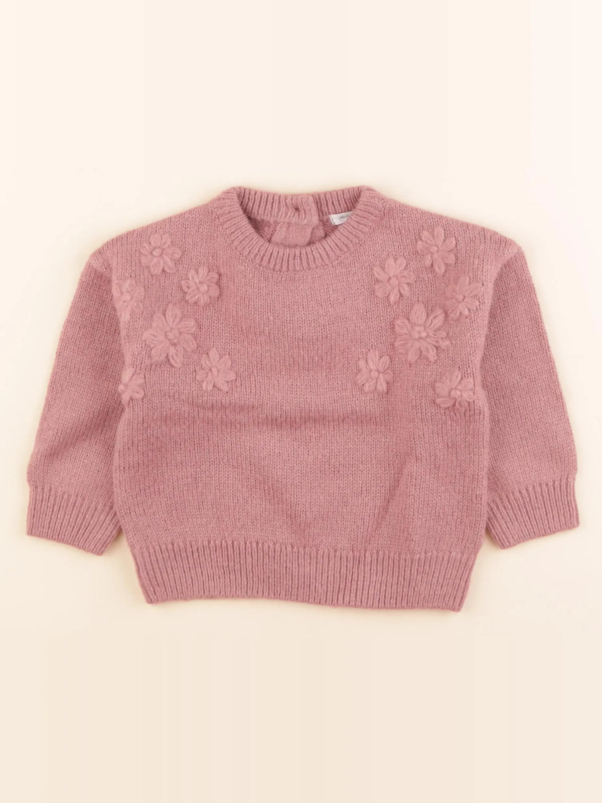 Vertbaudet - pull rose - 18 mois