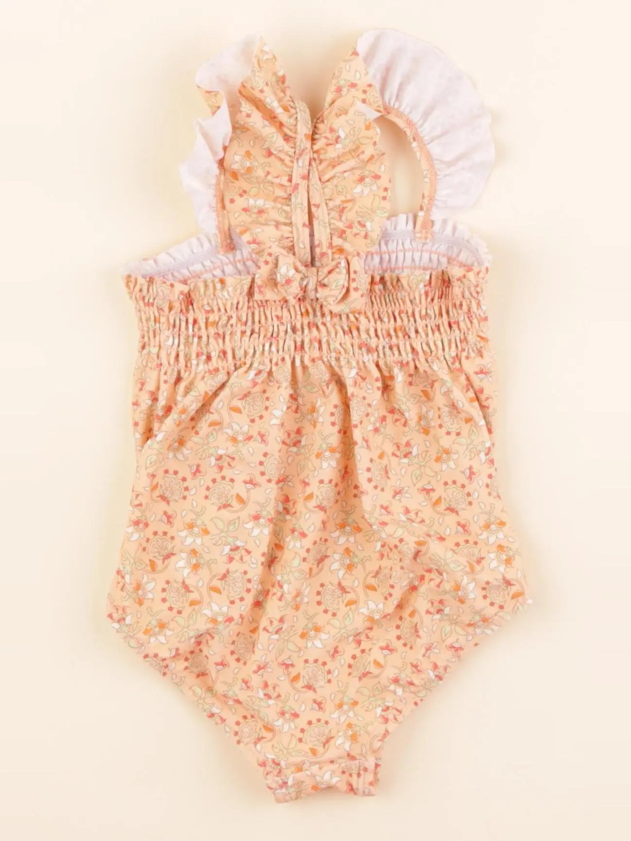 Vertbaudet - maillot de bain orange - 18 mois