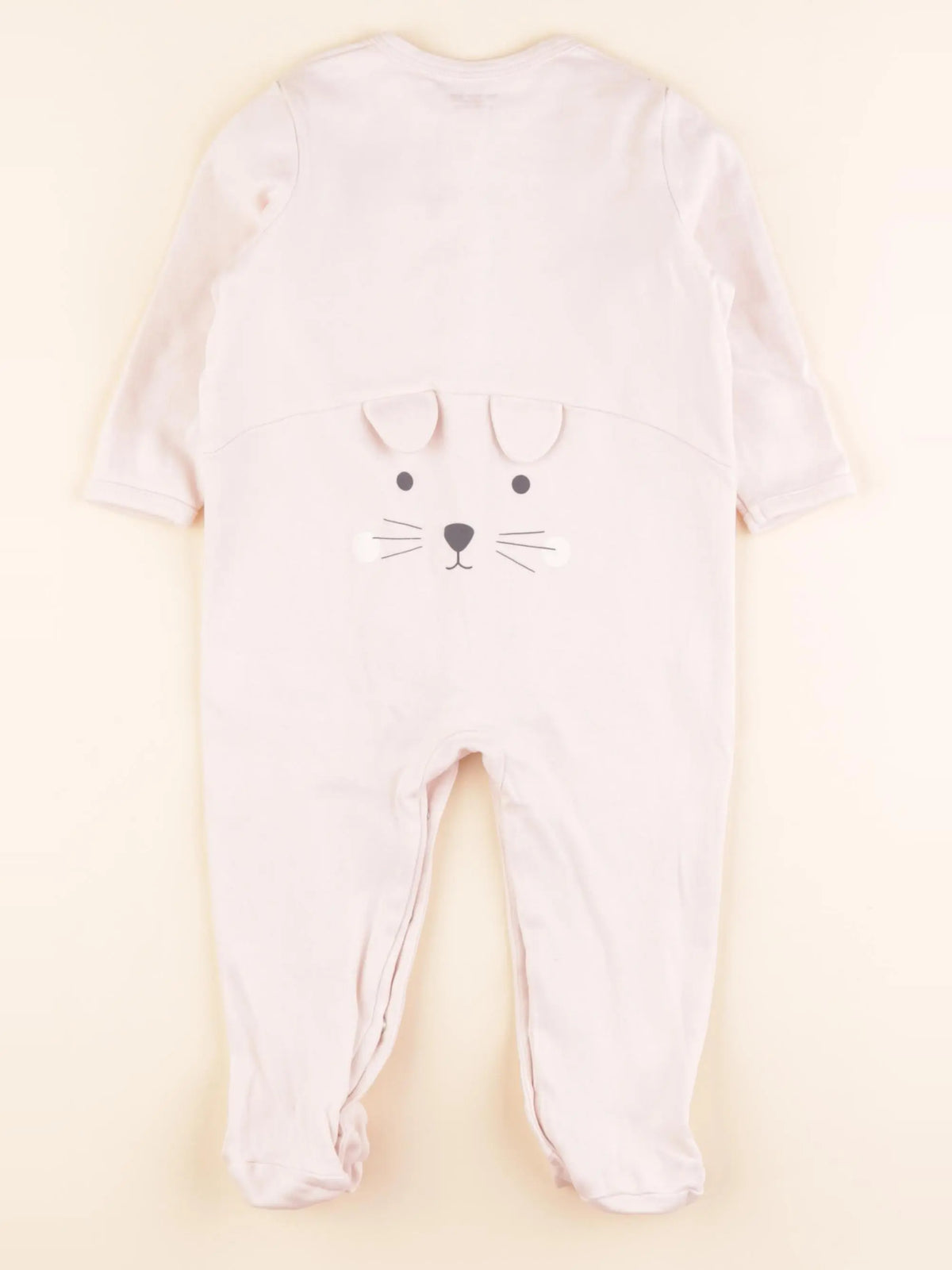 Vertbaudet - pyjama coton rose - 18 mois
