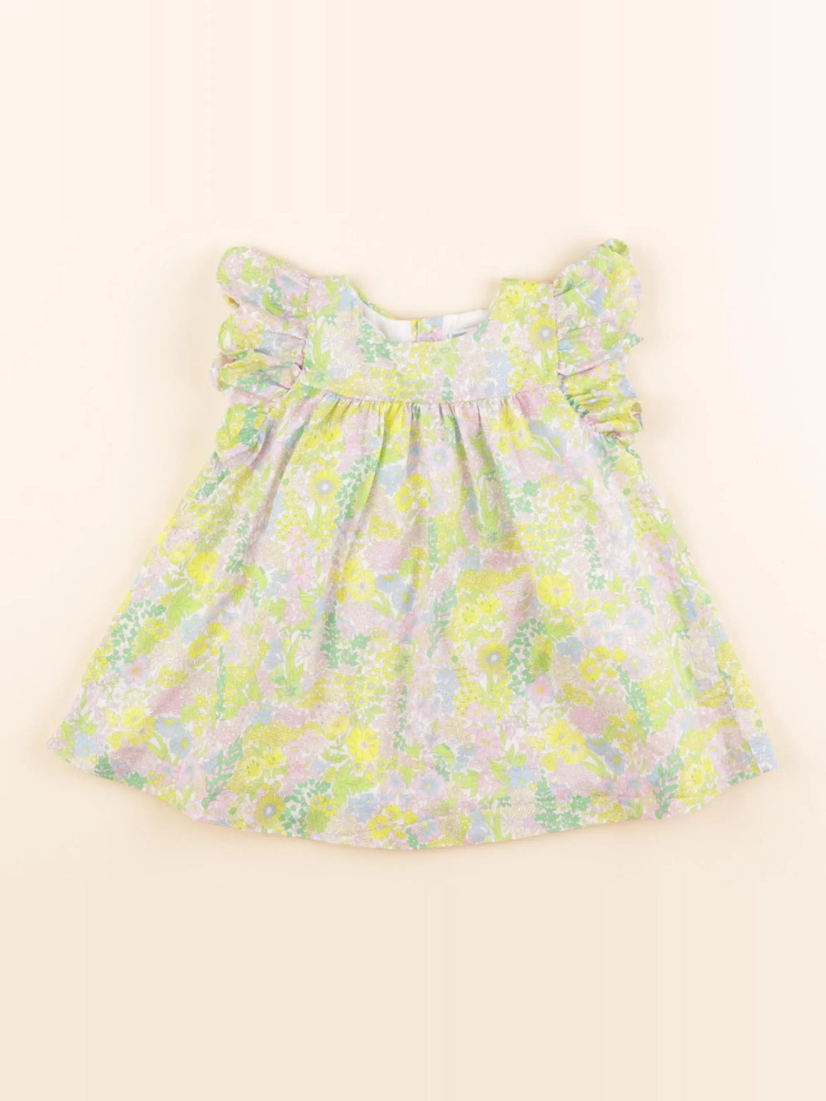 Jacadi - robe liberty multicolore - 6 mois