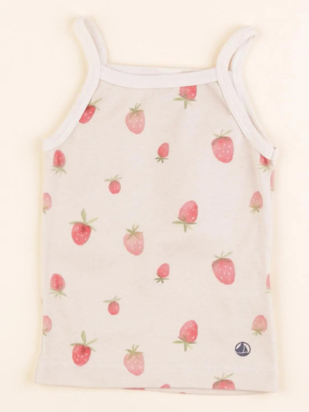 Petit Bateau - débardeur beige, rose - 2 ans