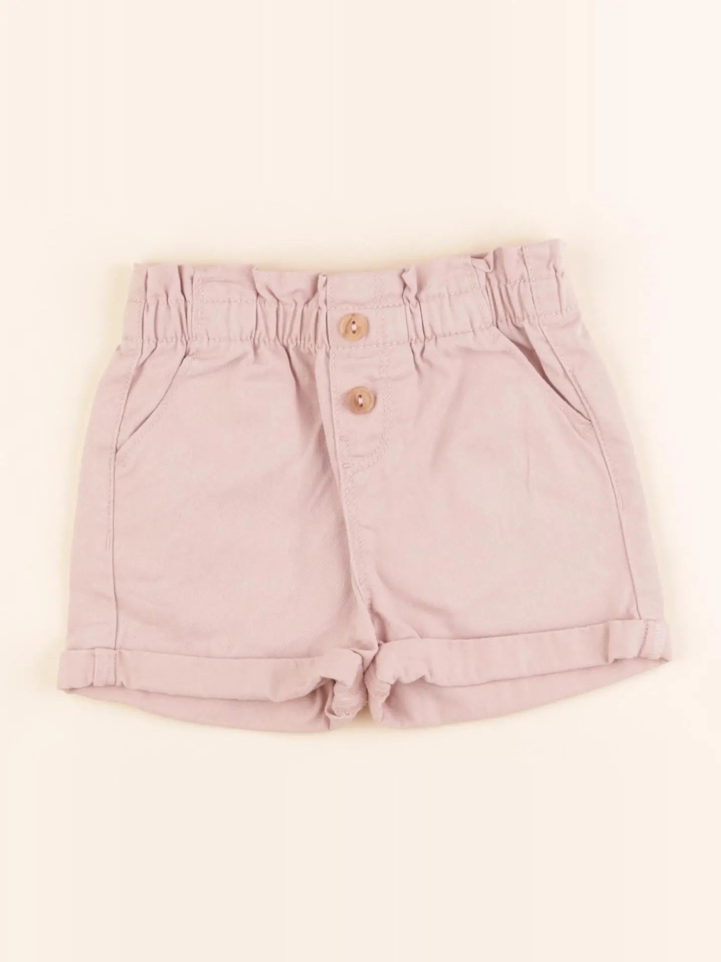 Vertbaudet - short rose - 24 mois