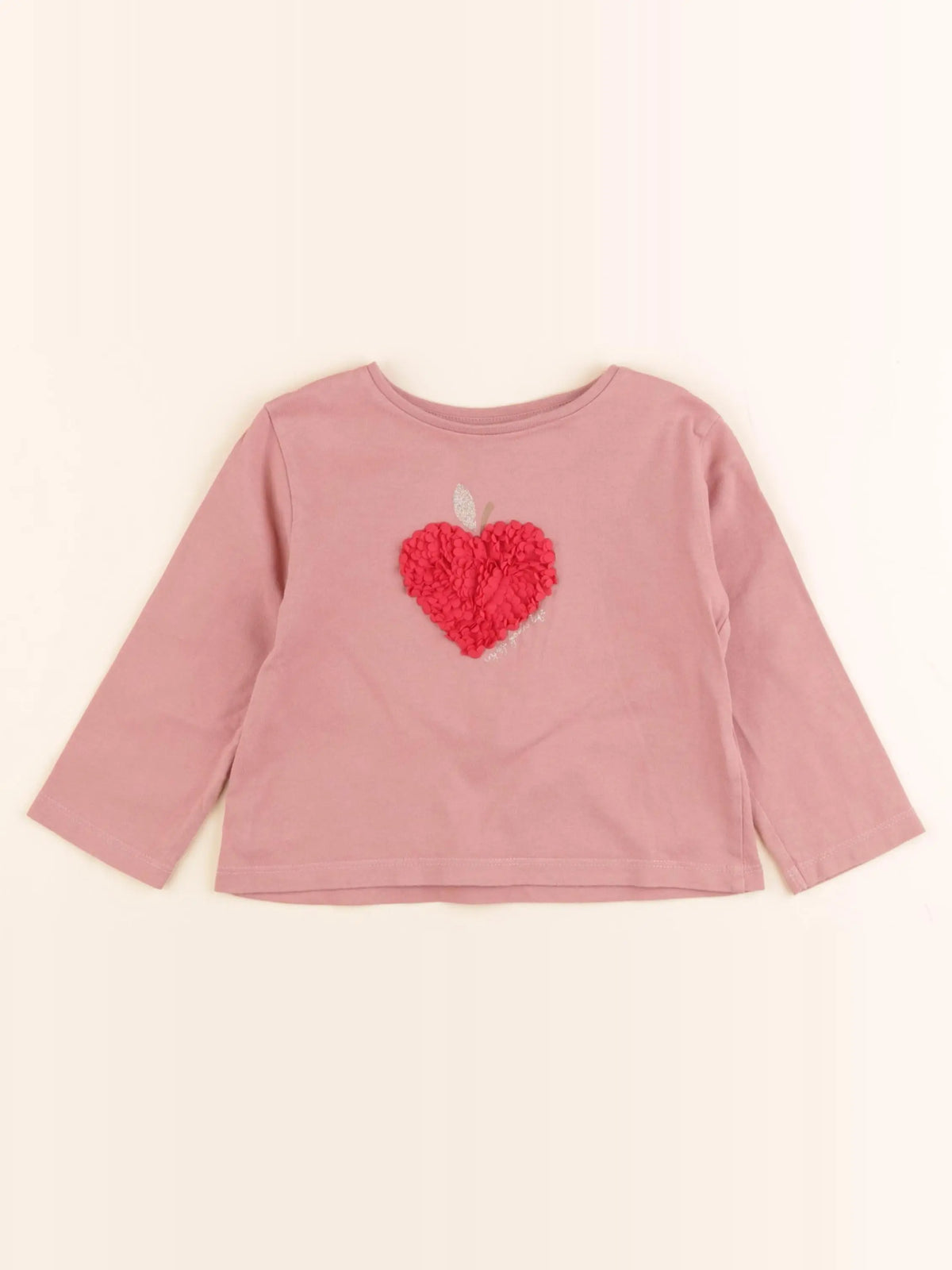 Vertbaudet - tee-shirt rose - 3 ans