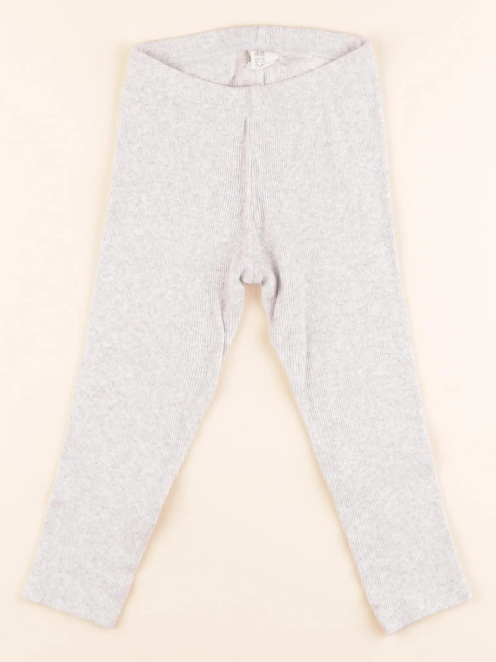 H&M - legging gris - 2/3 ans