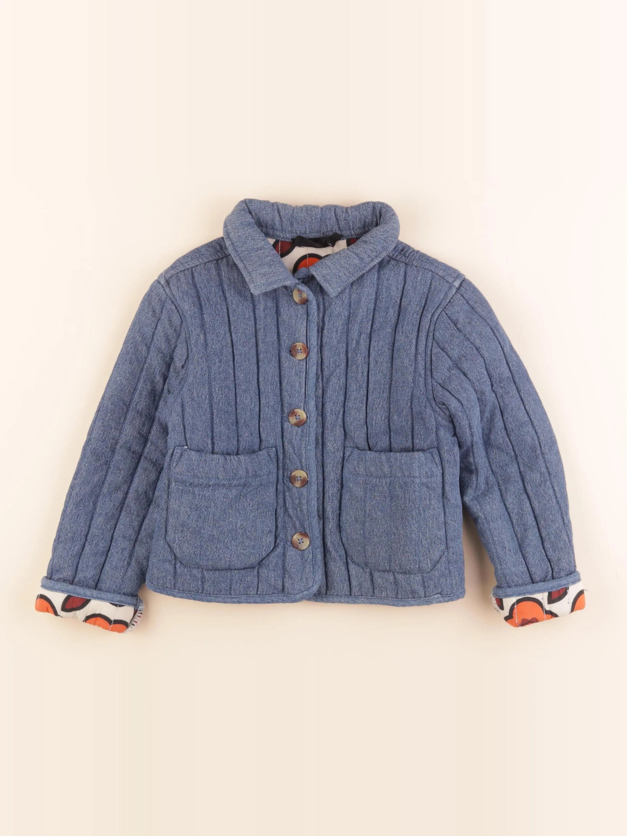 Monoprix - veste bleu - 5 ans