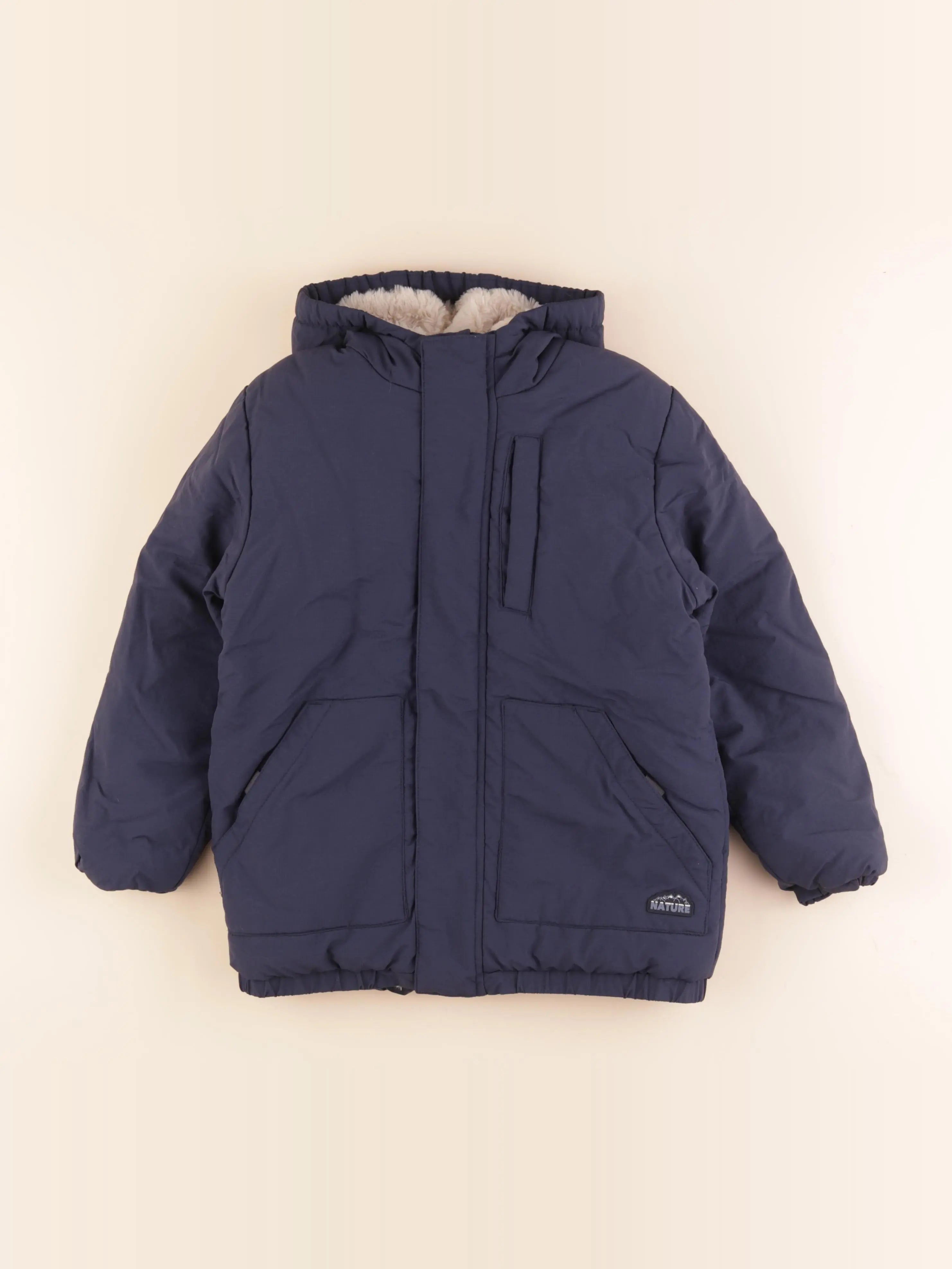 Vertbaudet - manteau bleu - 8 ans