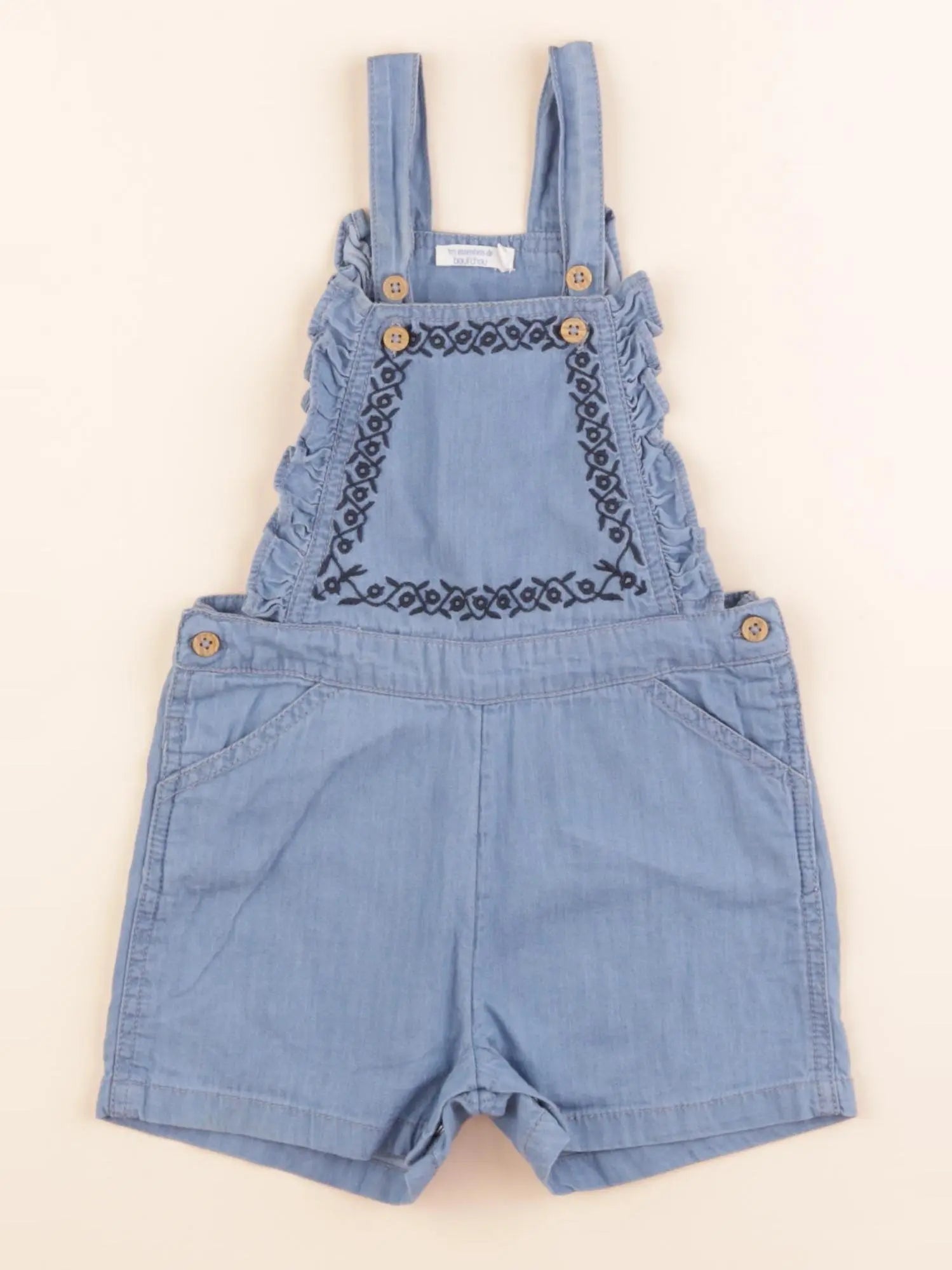 Boutchou - salopette bleu - 12 mois