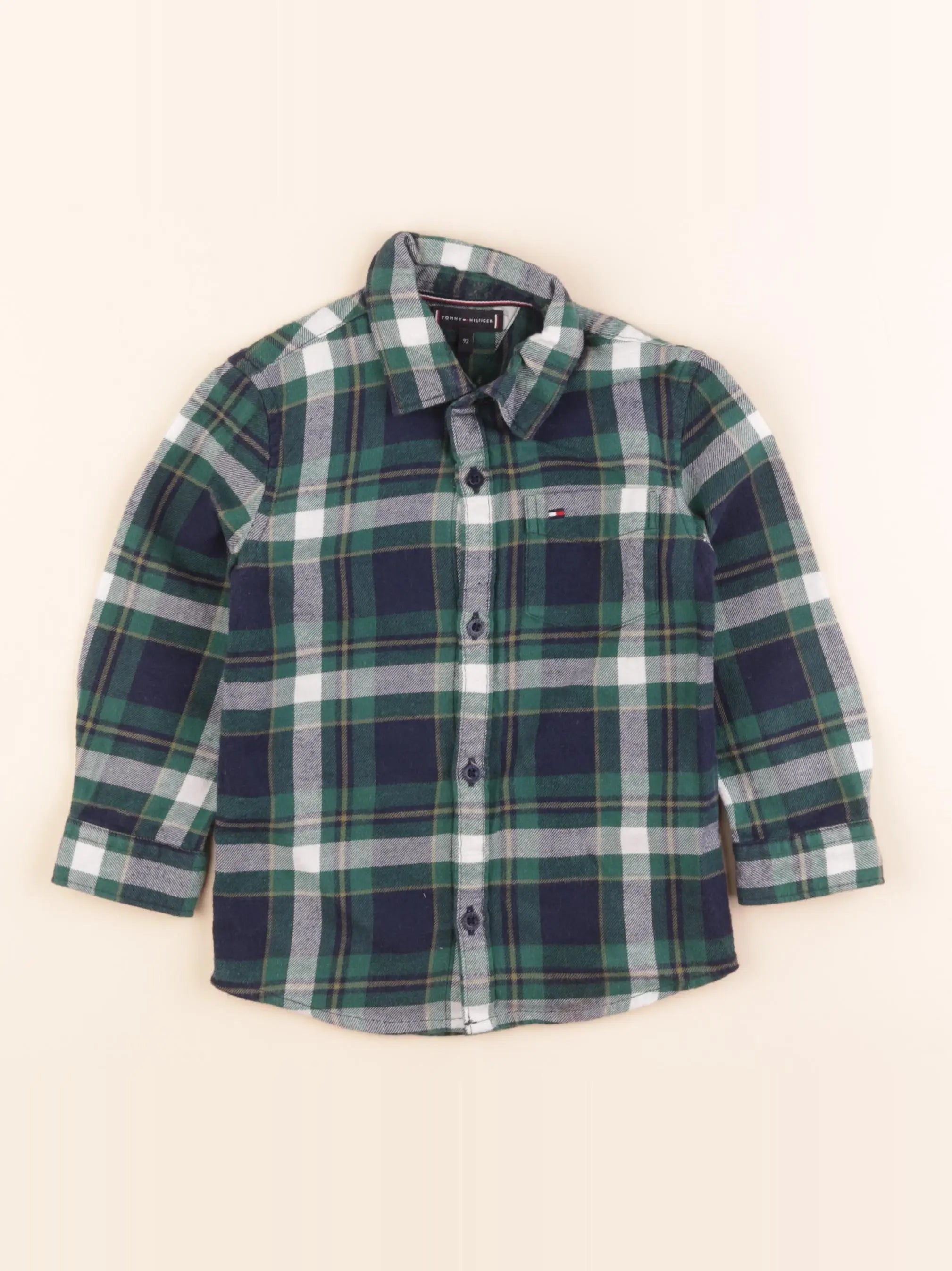 Tommy Hilfiger - chemise vert - 2 ans