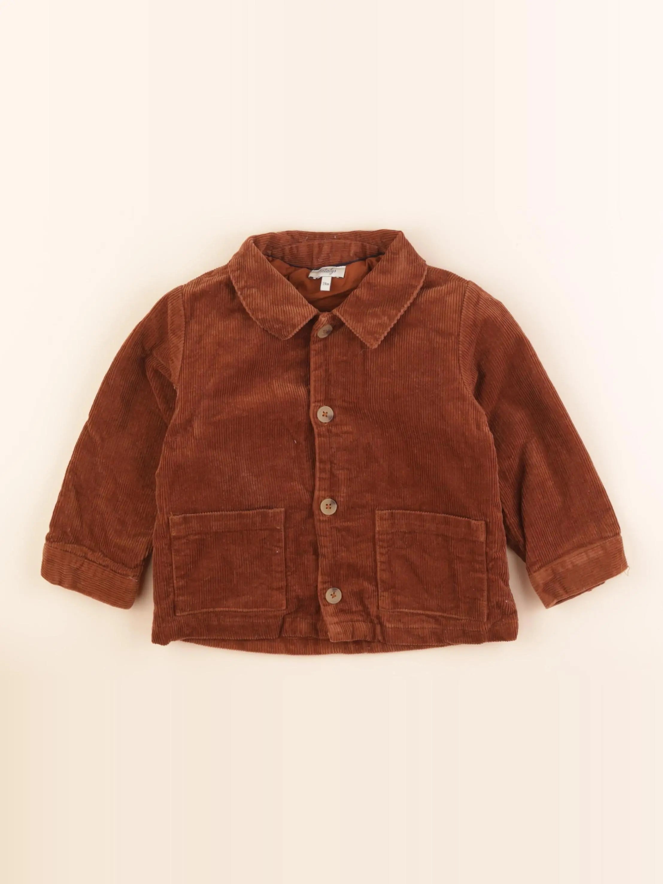 Natalys - veste marron - 24 mois