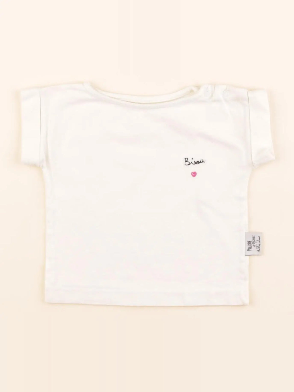 Poudre Organic - tee-shirt beige - 24 mois
