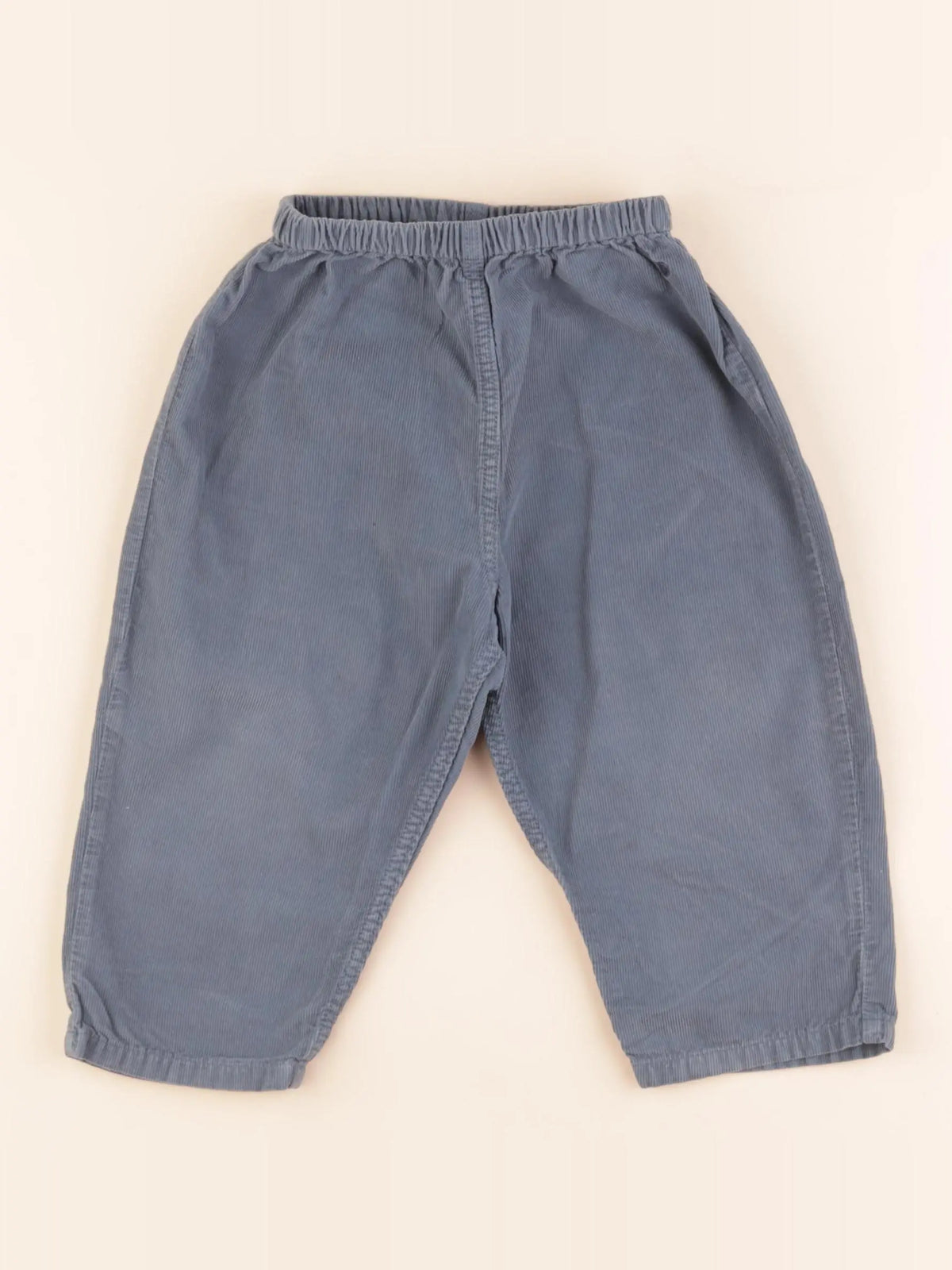 Petit Bateau - pantalon bleu - 24 mois