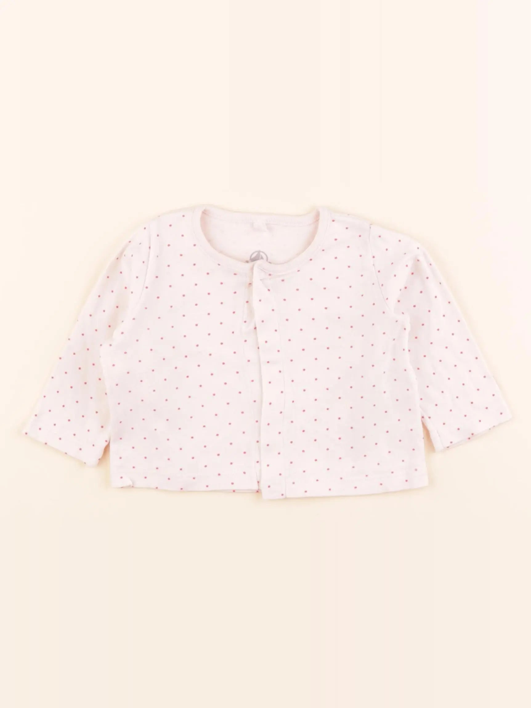 Petit Bateau - tee-shirt blanc - 6 mois