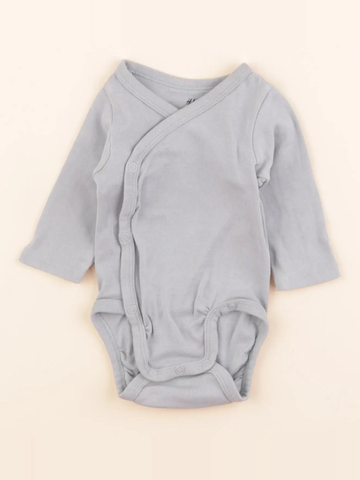 H&M - body bleu - 1/2 mois