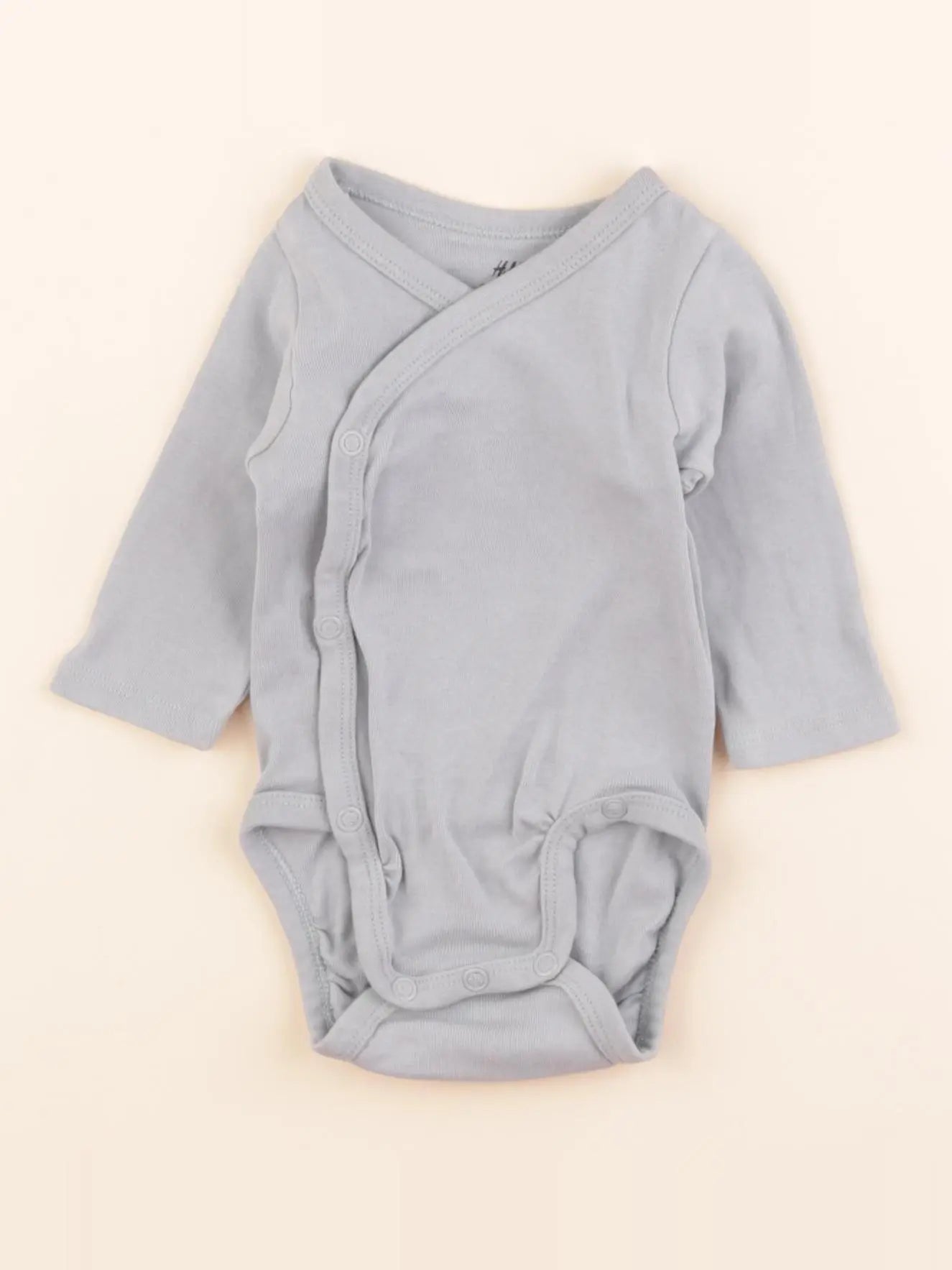 H&M - body bleu - 1/2 mois